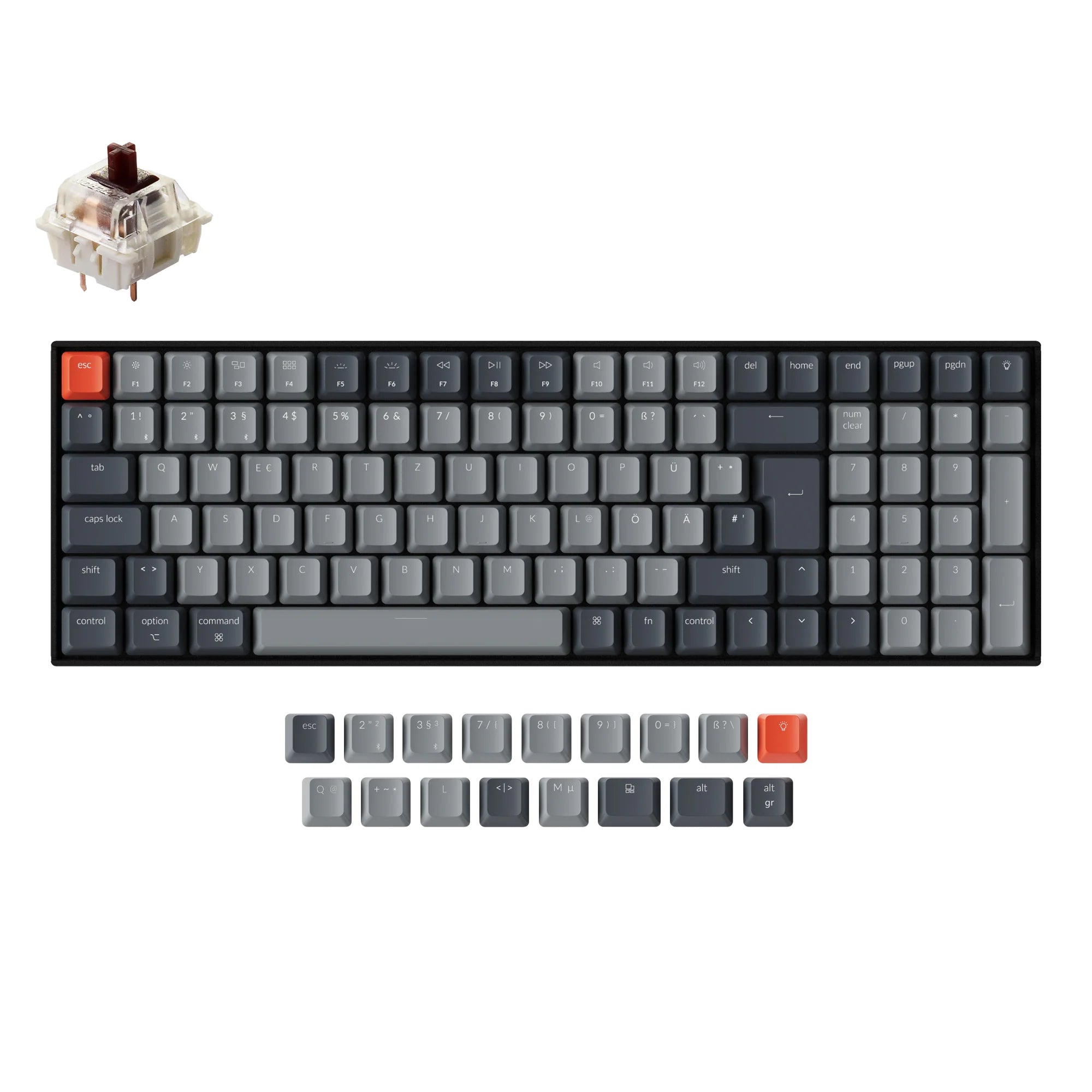 Keychron K4 Wireless Mechanical Keyboard (German ISO-DE Layout) - Version 2 - View 6
