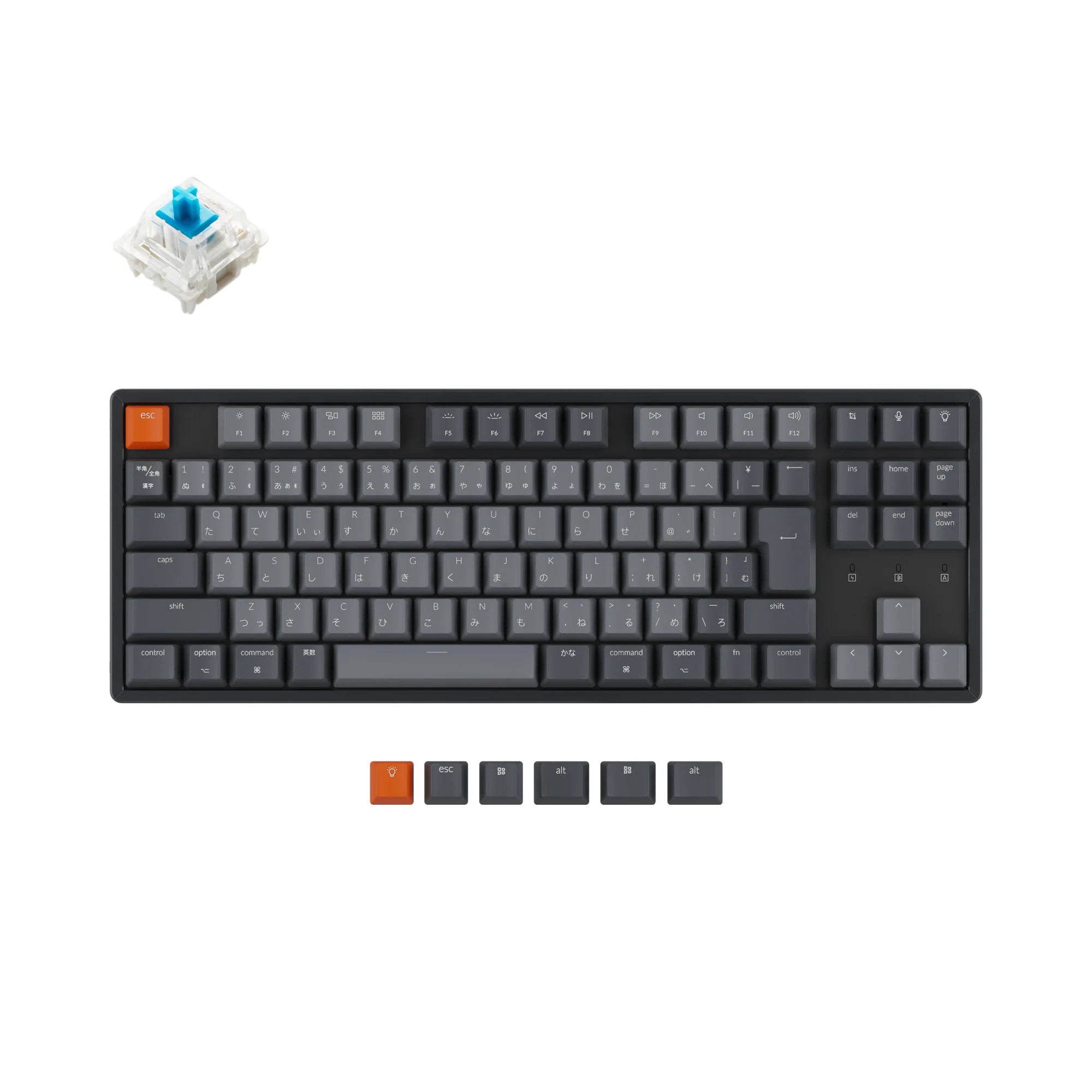 Keychron K8 Wireless Mechanical Keyboard (Japan JIS Layout) - View 2