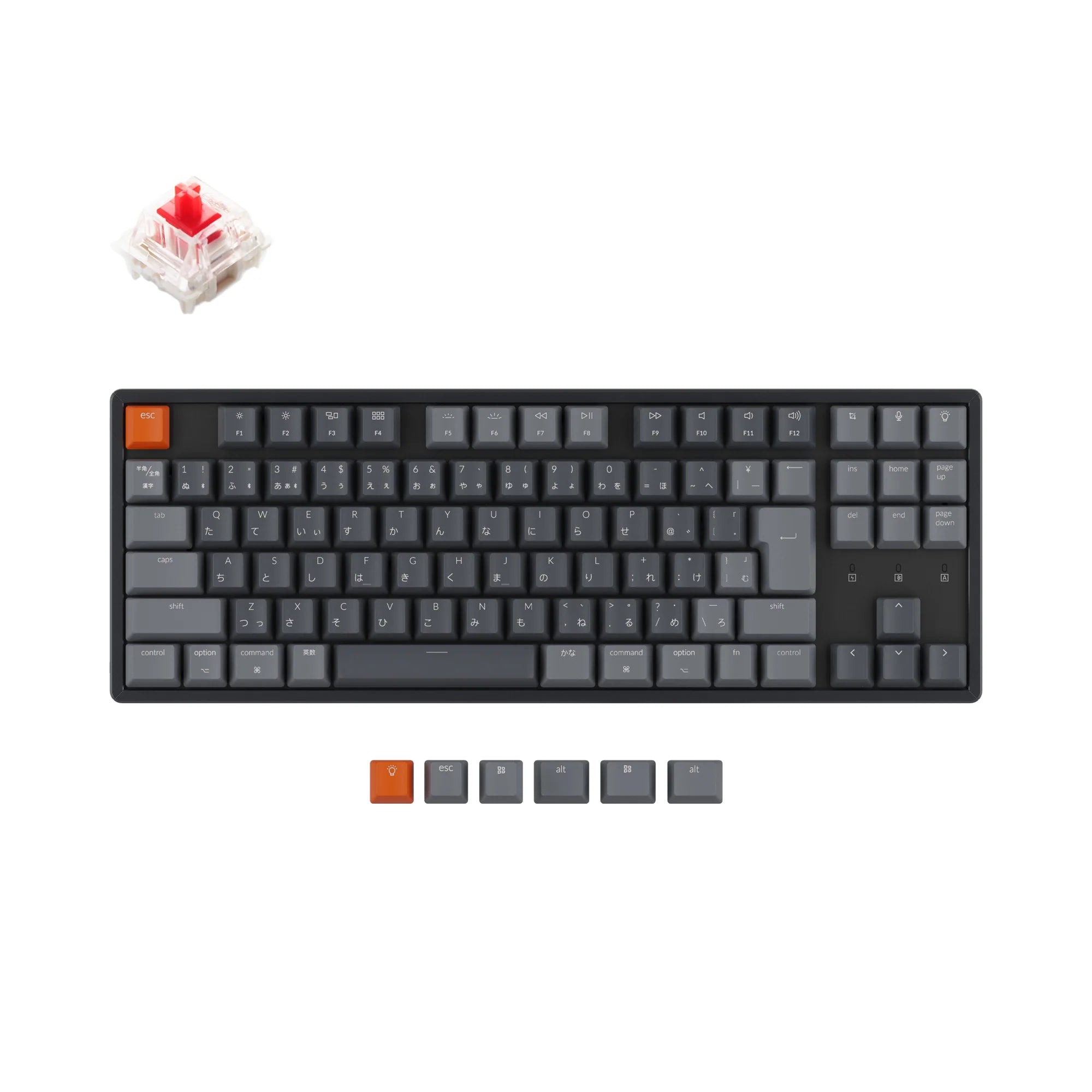 Keychron K8 Wireless Mechanical Keyboard (Japan JIS Layout) - View 4