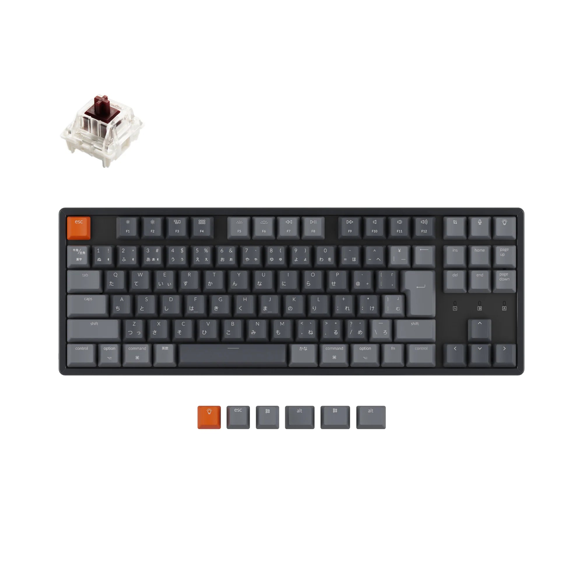Keychron K8 Wireless Mechanical Keyboard (Japan JIS Layout) - View 6