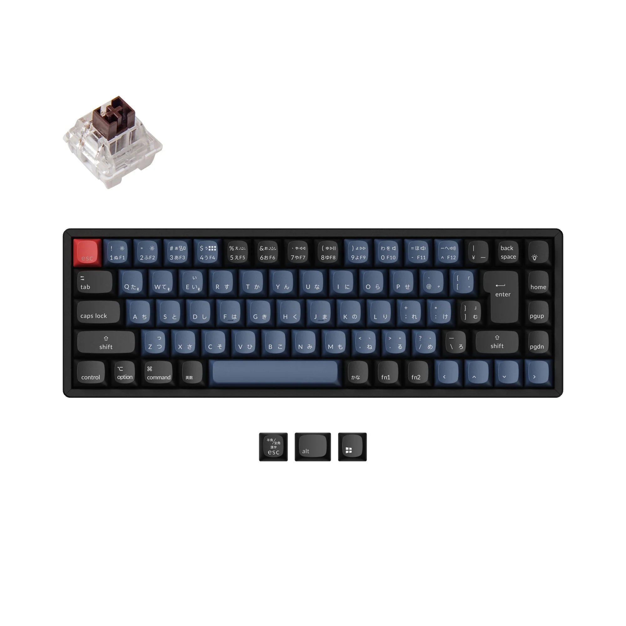 Keychron K6 Pro QMK/VIA Wireless Mechanical Keyboard (Japan JIS Layout) - View 2