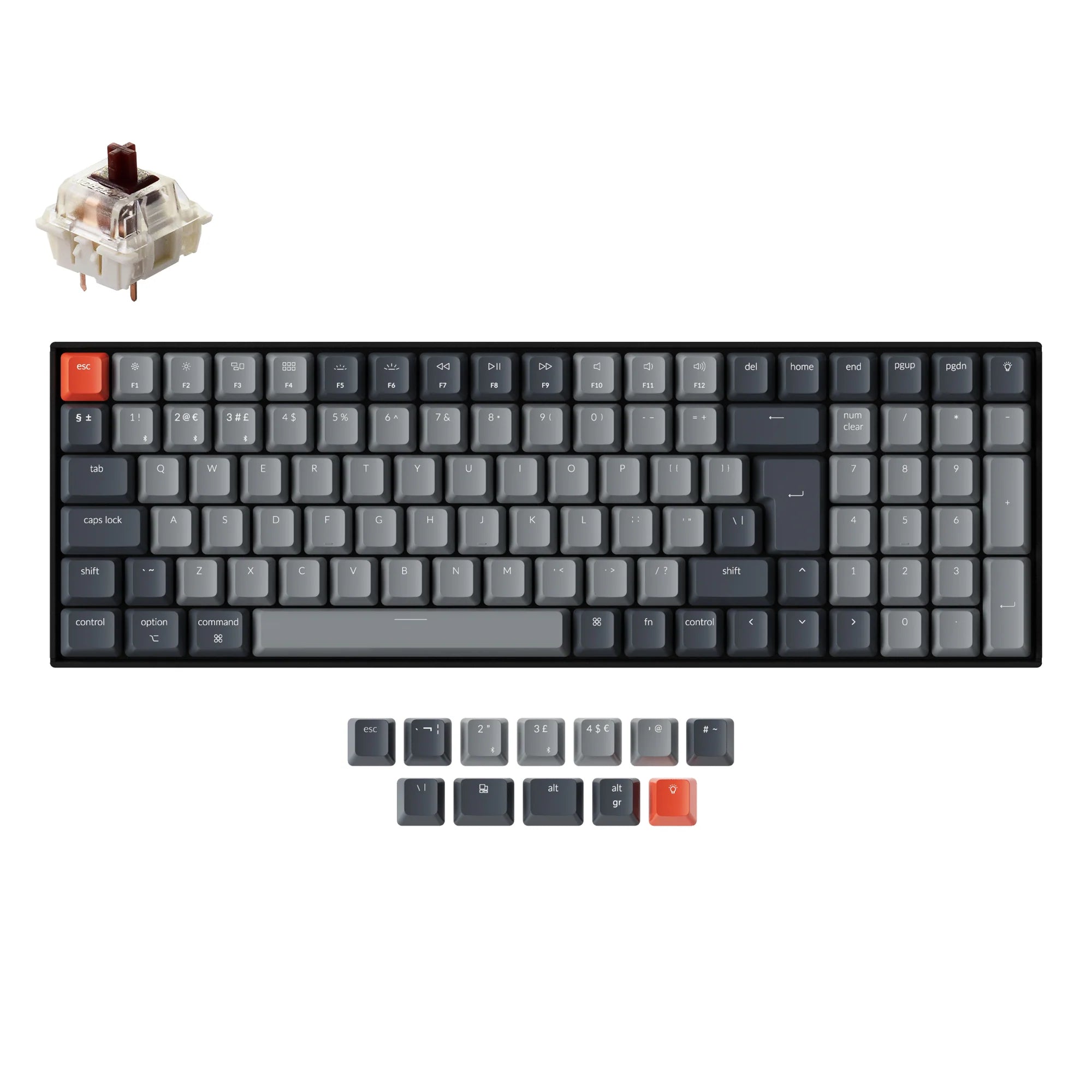 Keychron K4 Wireless Mechanical Keyboard (UK ISO Layout) - Version 2 - View 6