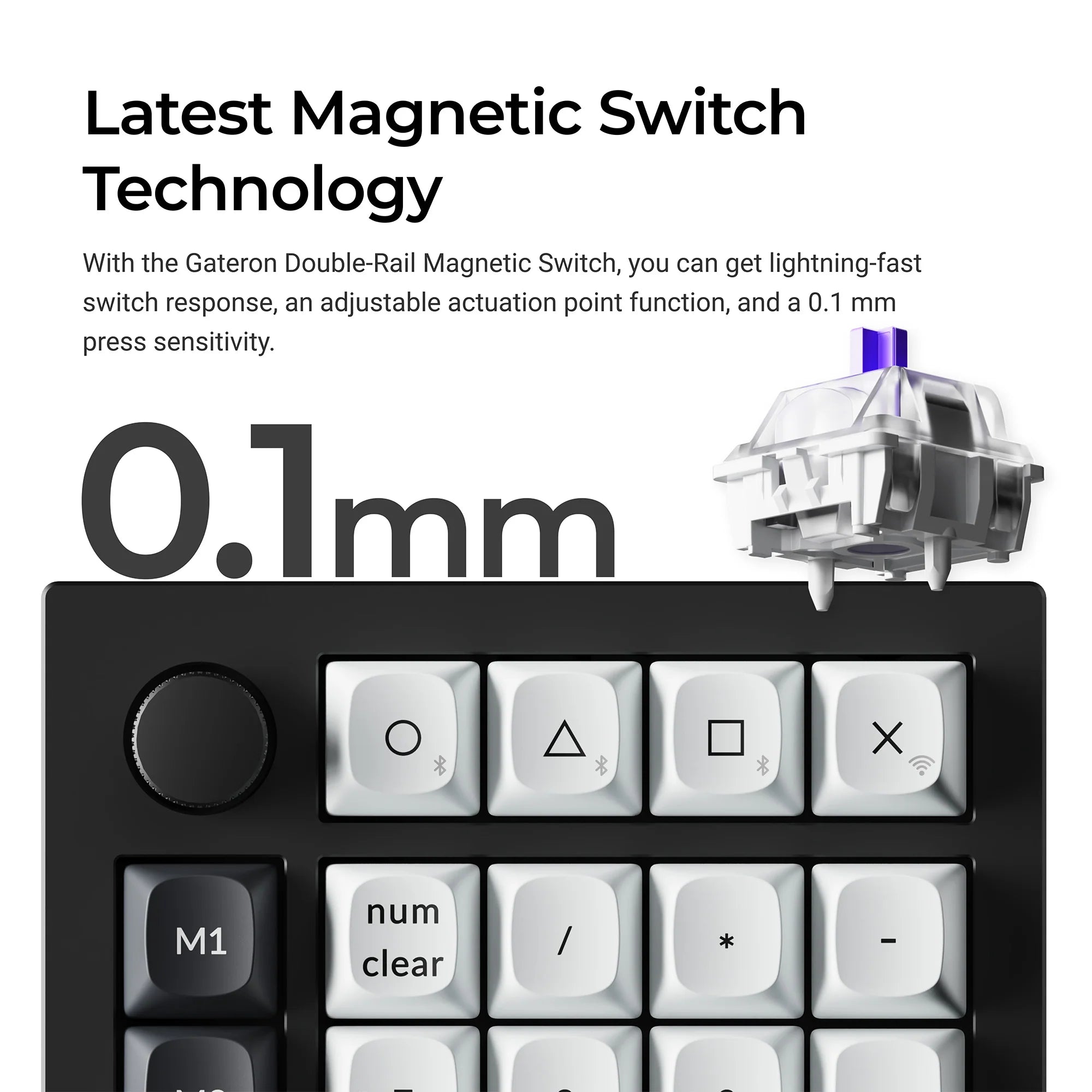 Keychron Q0 HE QMK Wireless Custom Number Pad - View 2