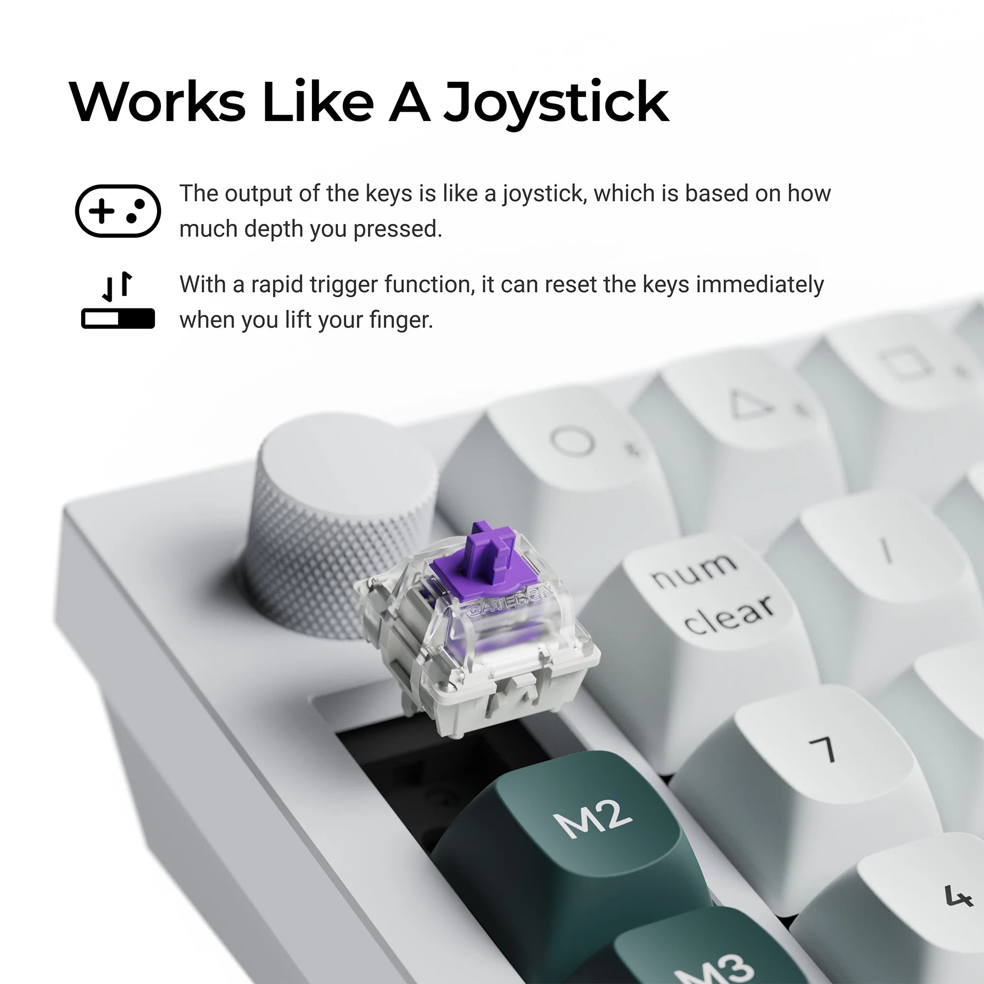 Keychron Q0 HE QMK Wireless Custom Number Pad - View 3