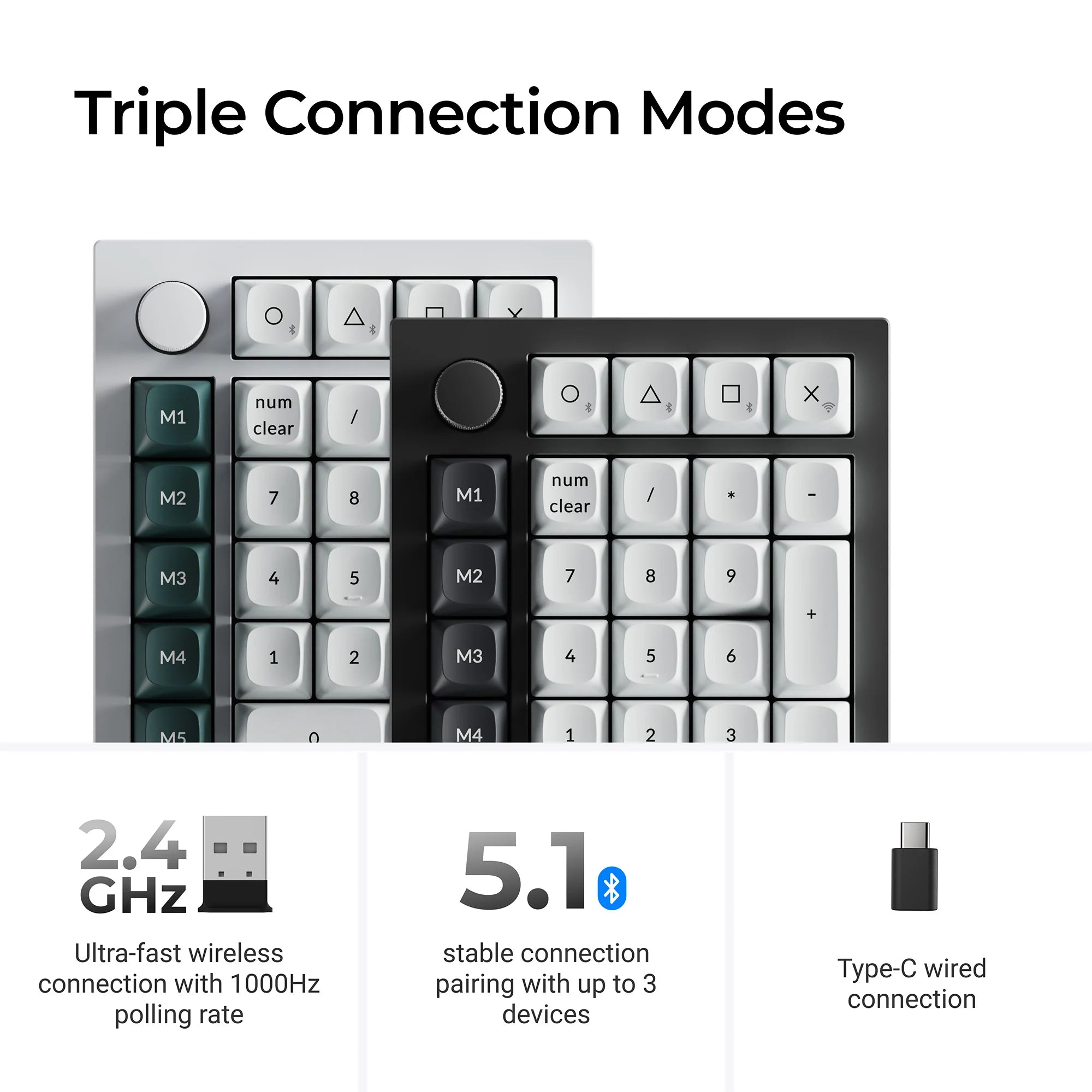 Keychron Q0 HE QMK Wireless Custom Number Pad - View 5