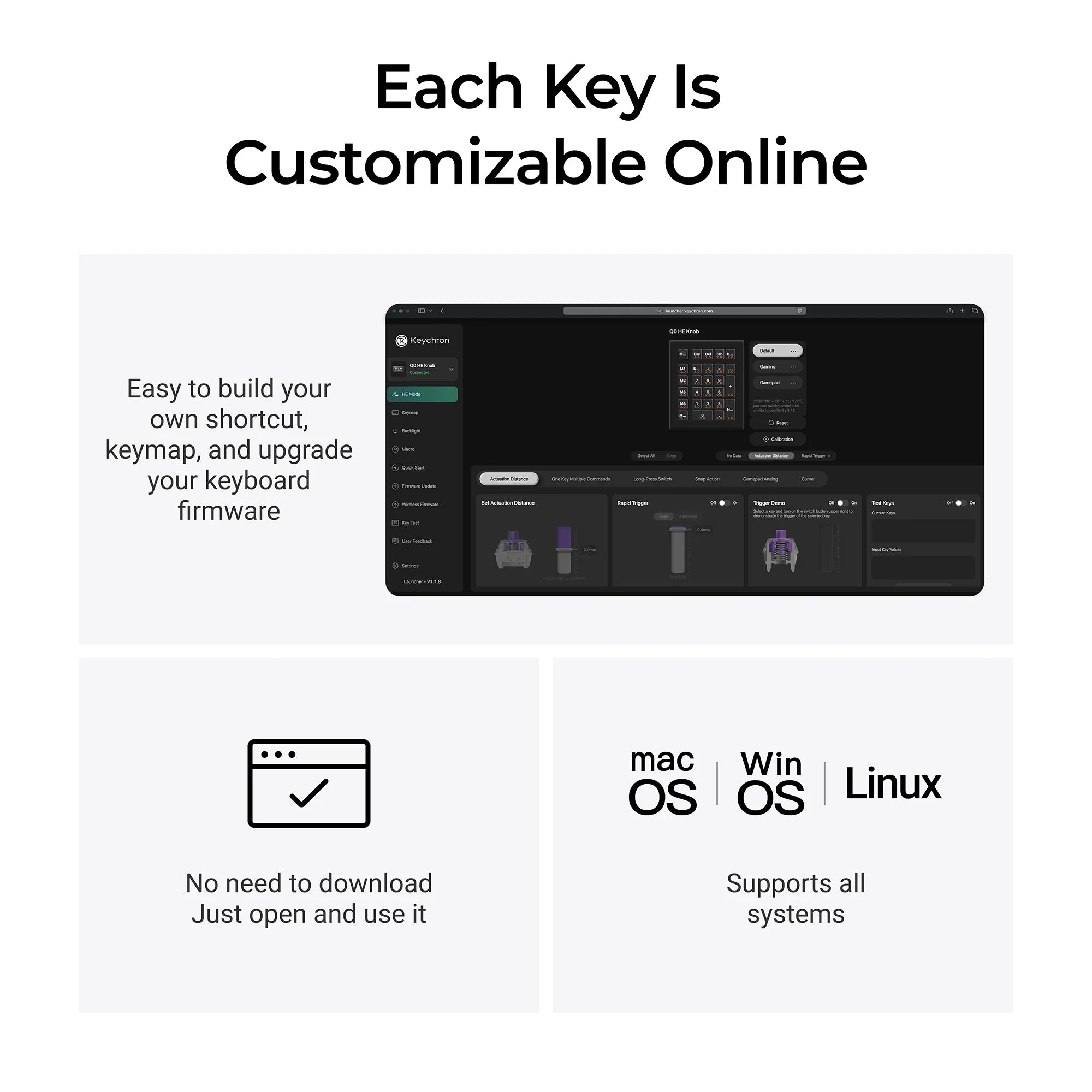 Keychron Q0 HE QMK Wireless Custom Number Pad - View 6