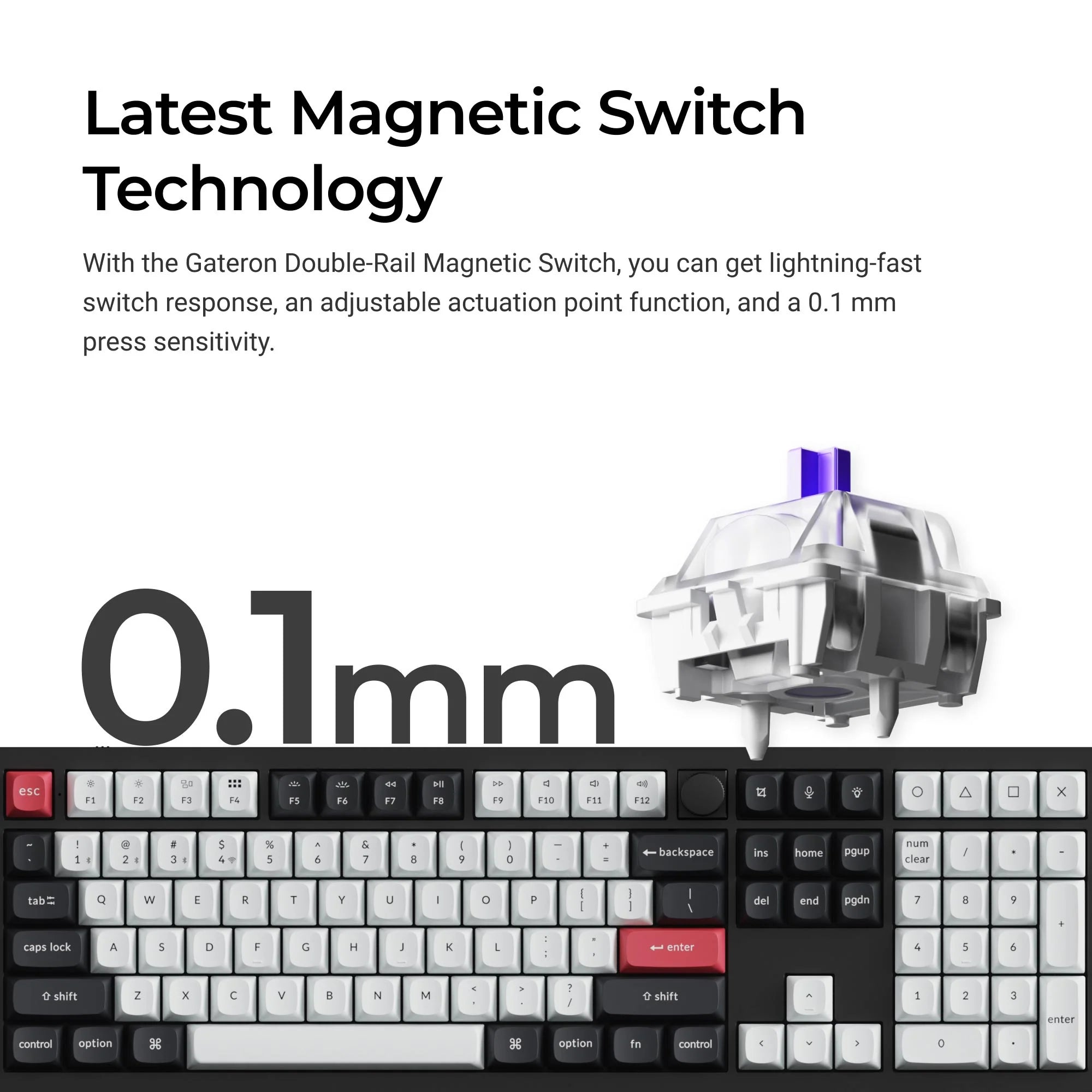 Keychron Q6 HE QMK Wireless Custom Keyboard - View 2