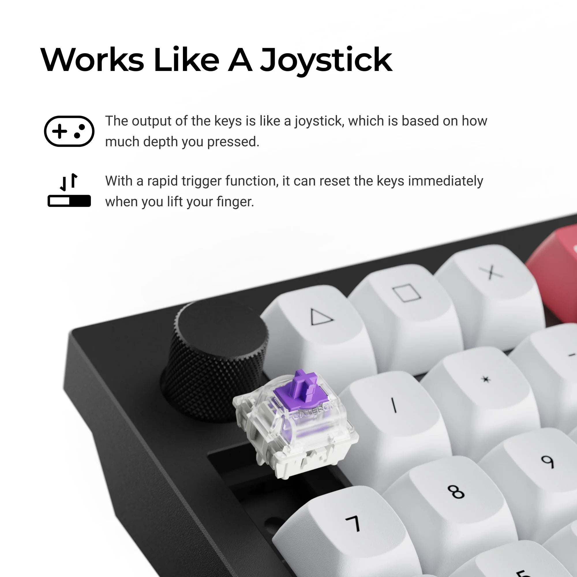 Keychron Q12 HE QMK Wireless Custom Keyboard - View 3