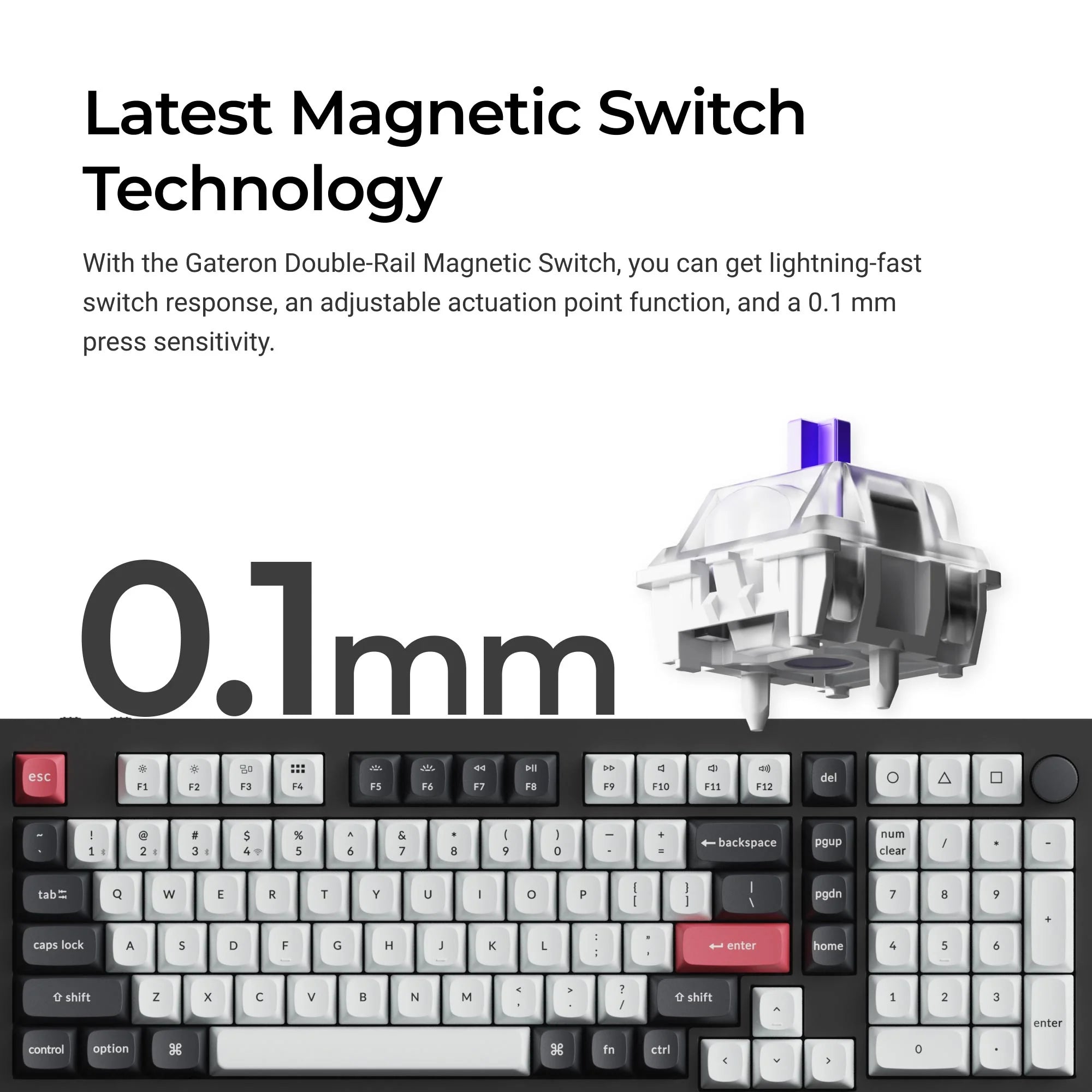 Keychron Q5 HE QMK Wireless Custom Keyboard - View 2