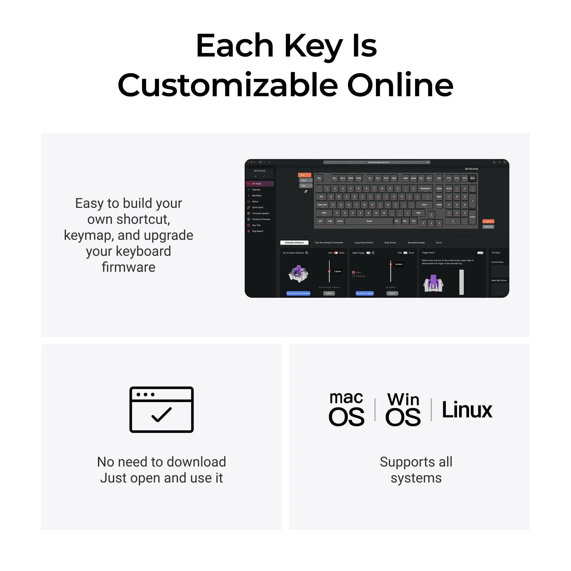 Keychron Q5 HE QMK Wireless Custom Keyboard - View 6
