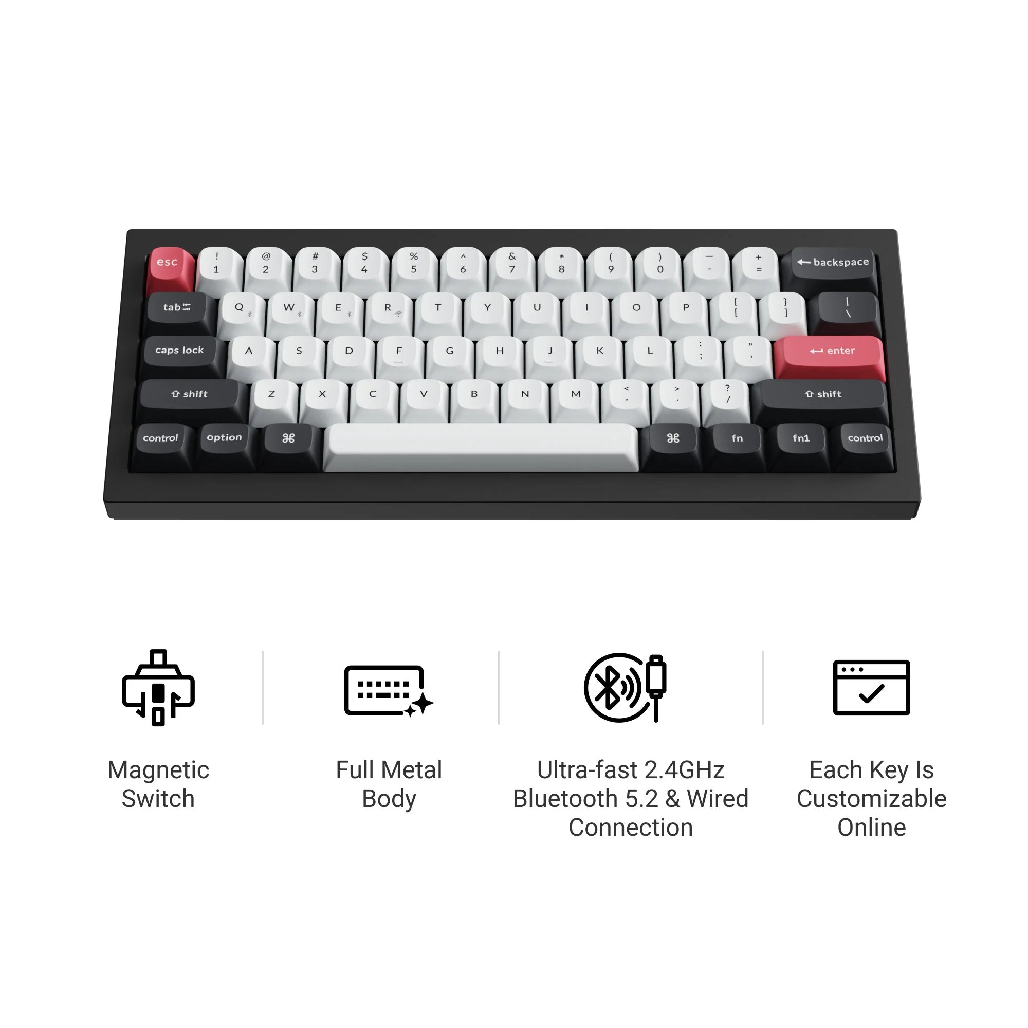 Keychron Q4 HE QMK Wireless Custom Keyboard