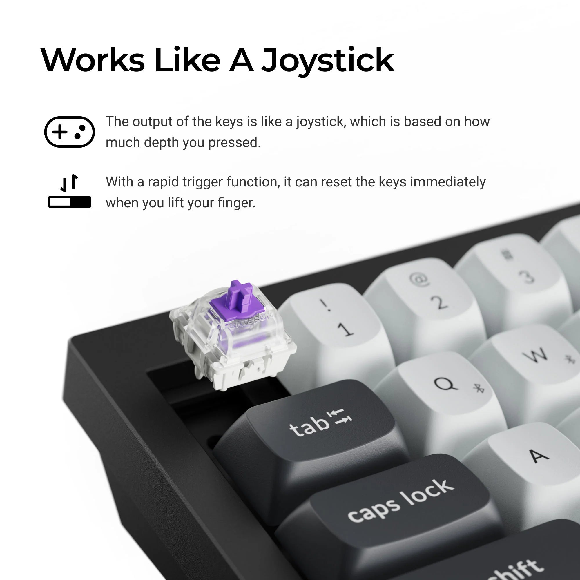Keychron Q4 HE QMK Wireless Custom Keyboard - View 3