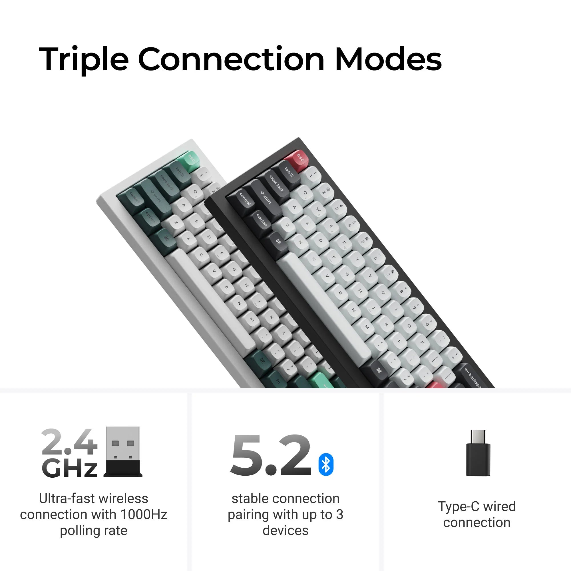 Keychron Q4 HE QMK Wireless Custom Keyboard - View 5