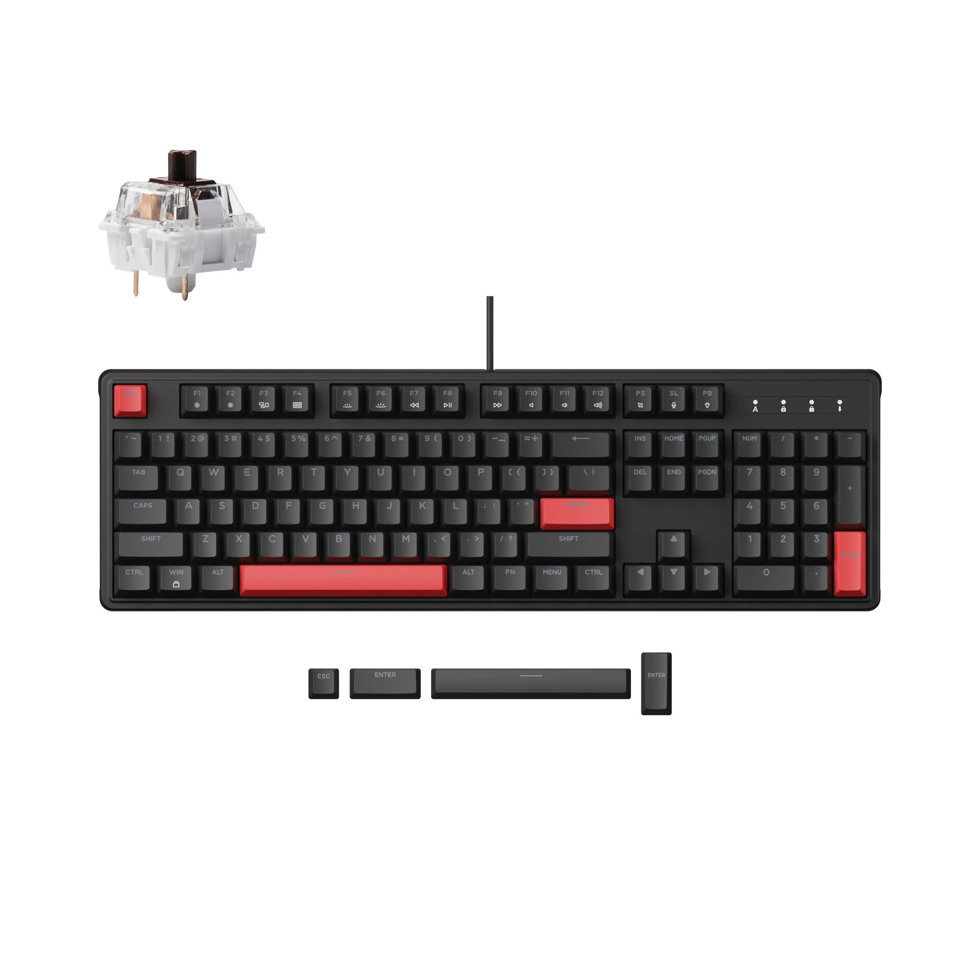 Lemokey X3 QMK/VIA Wired Mechanical Keyboard - View 2