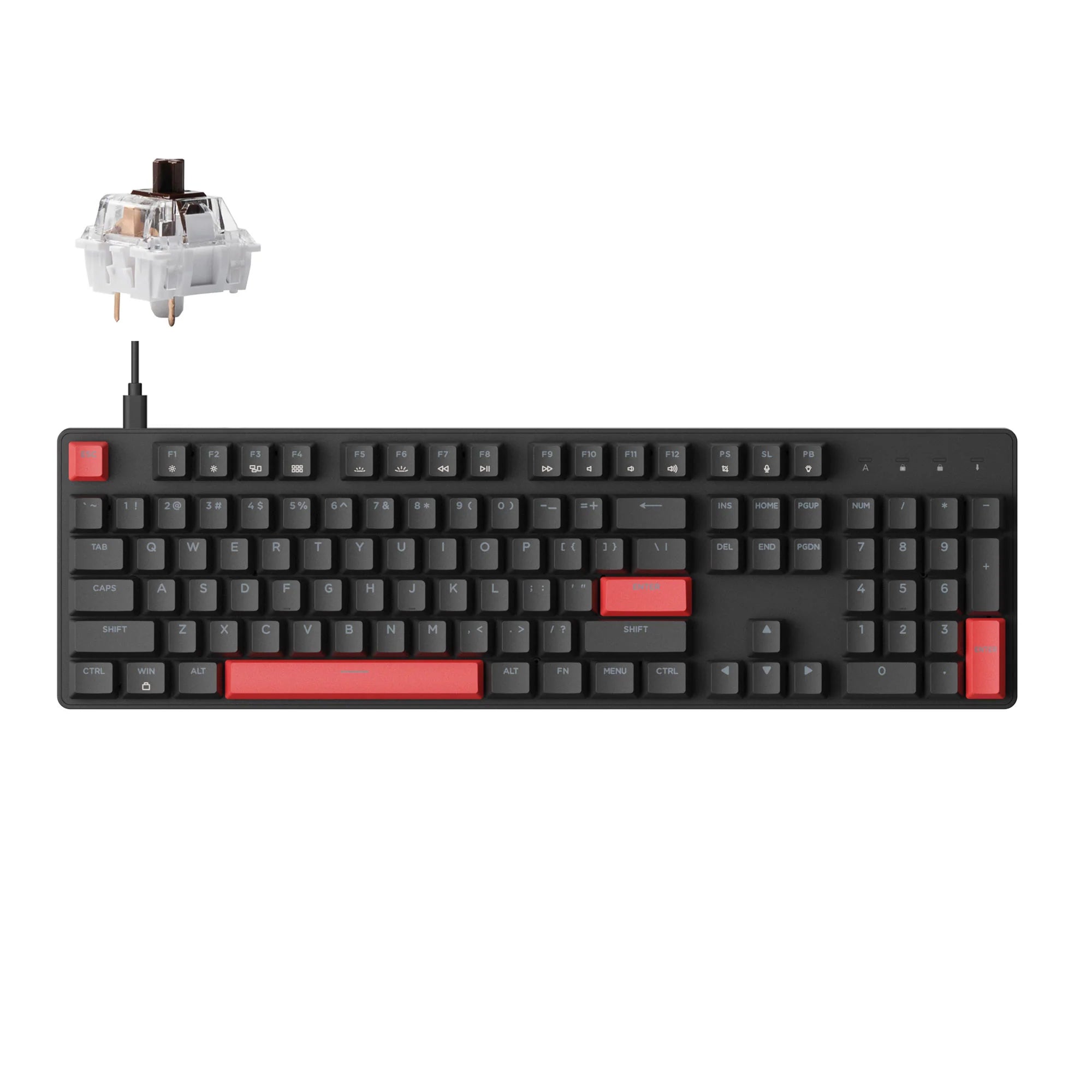 Lemokey X2 QMK Wired Mechanical Keyboard - View 2