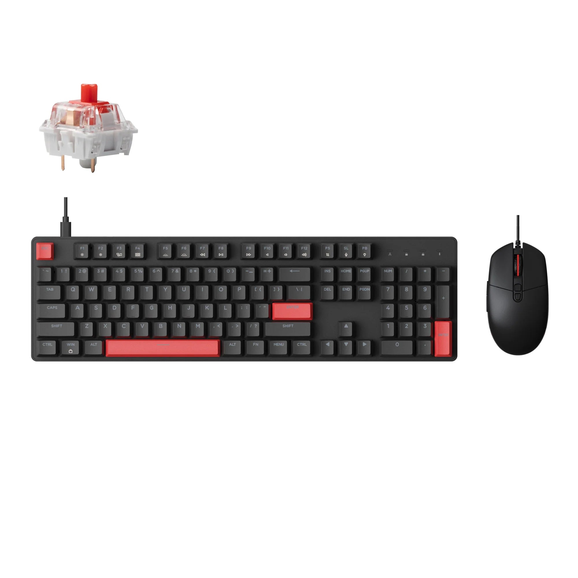 Lemokey X2 QMK Wired Mechanical Keyboard - View 3