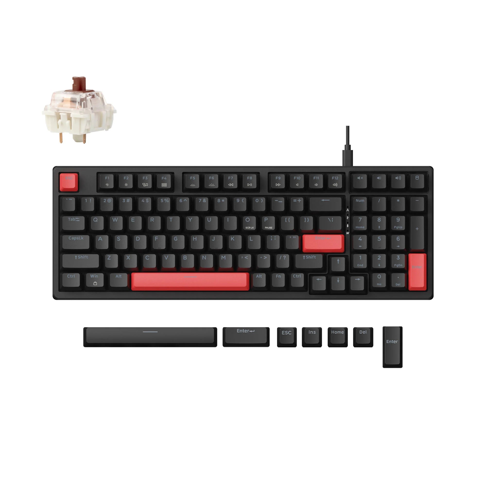 Lemokey X5 QMK Wired Mechanical Keyboard - View 2
