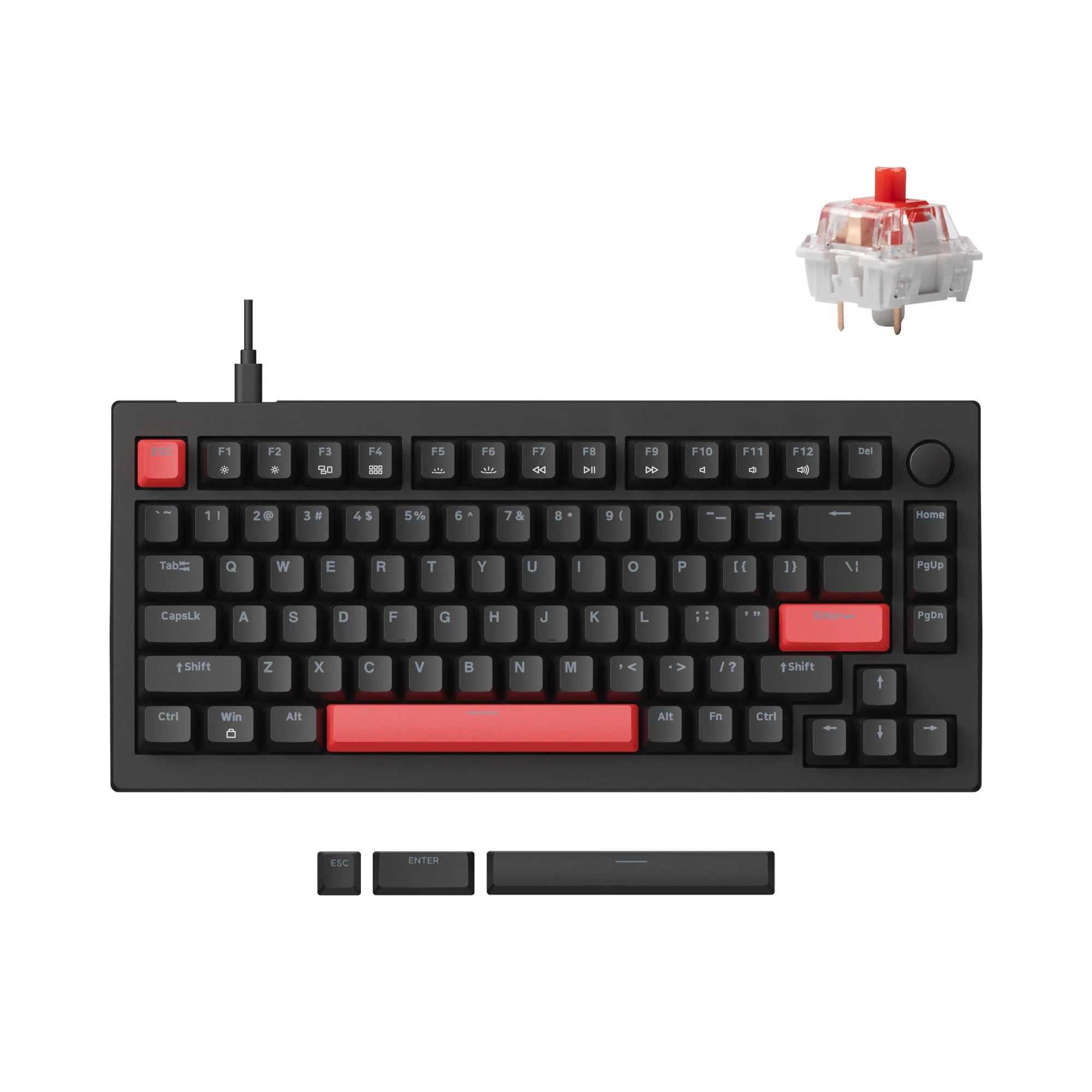 Lemokey X4 QMK Wired Mechanical Keyboard
