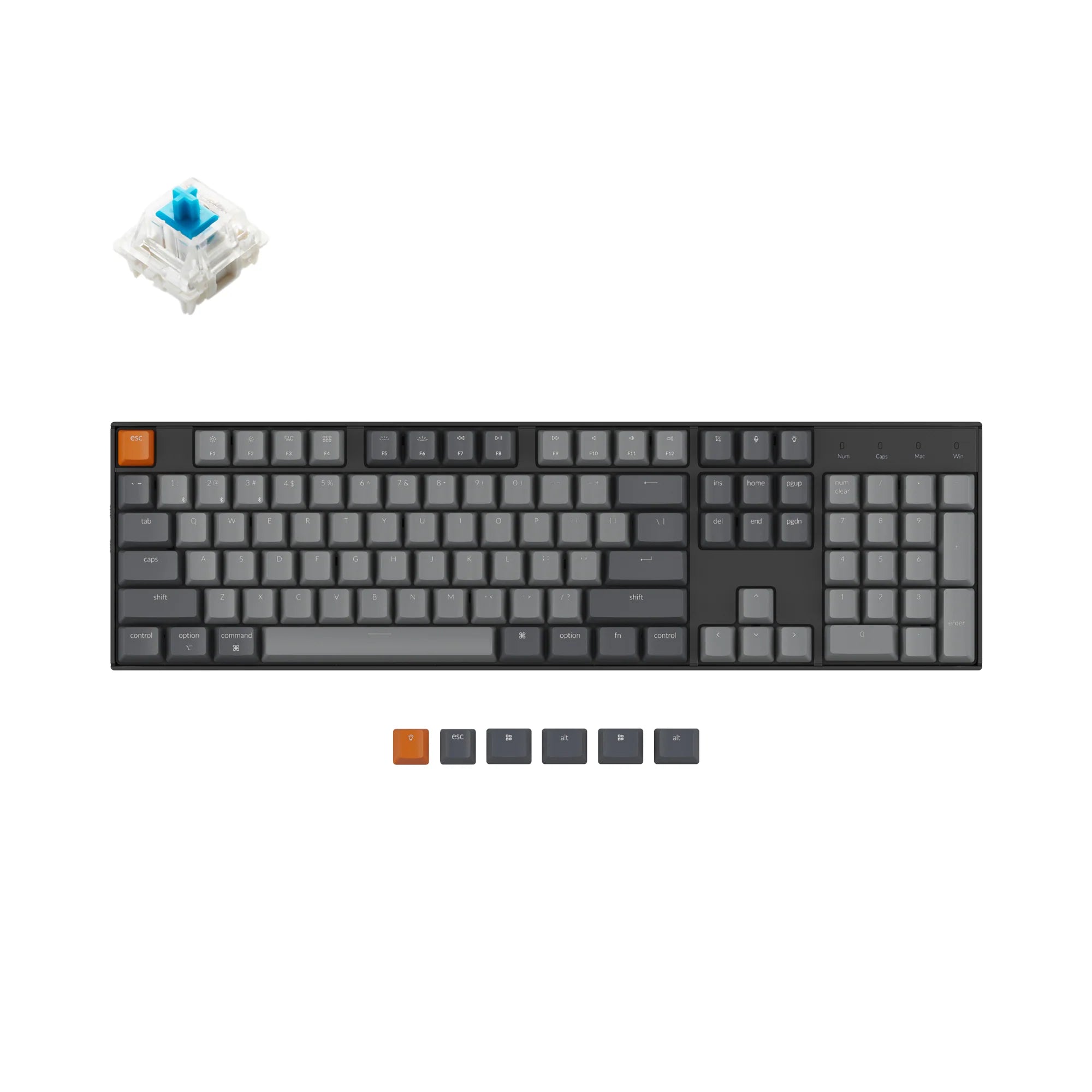Keychron K10 Wireless Mechanical Keyboard - View 2