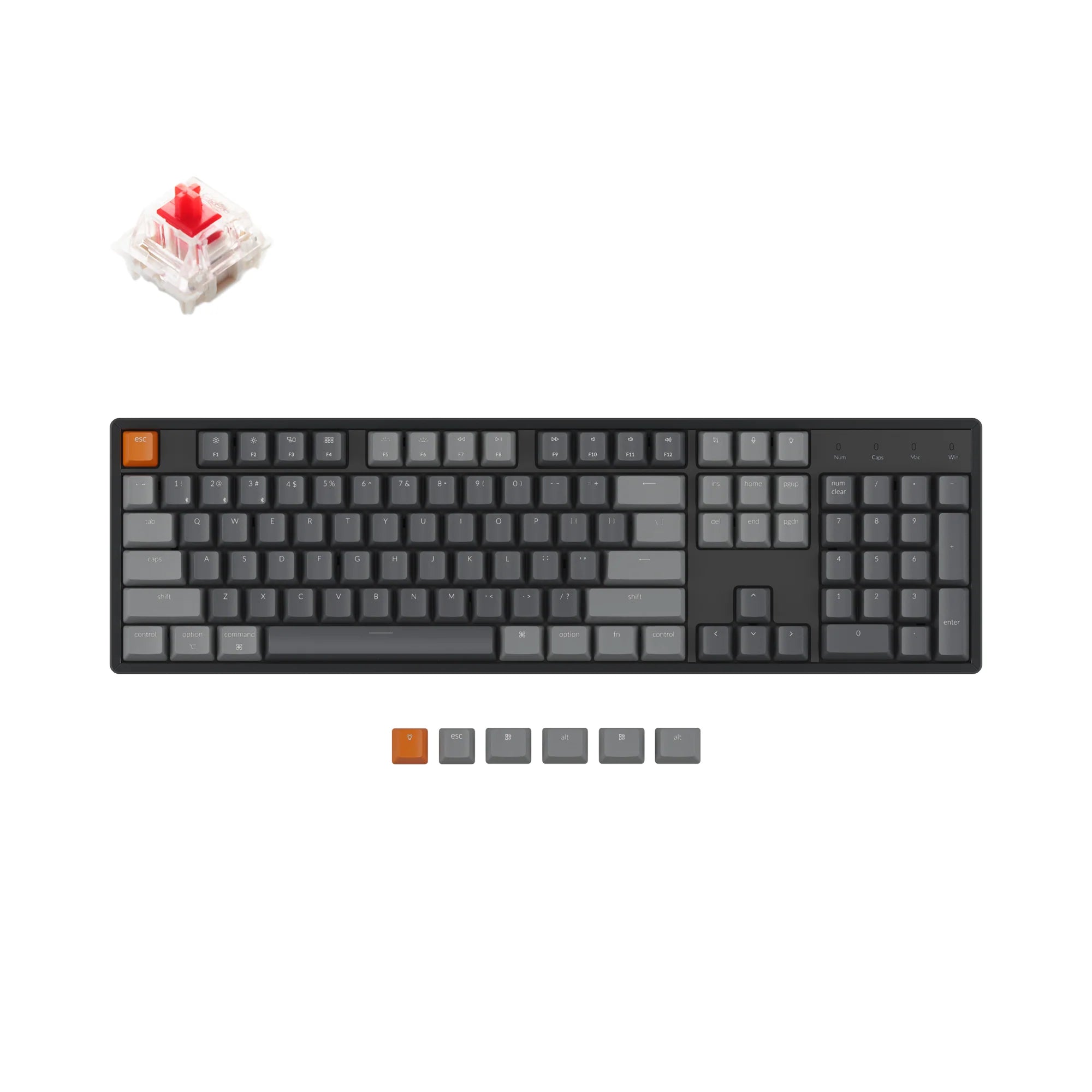 Keychron K10 Wireless Mechanical Keyboard - View 4