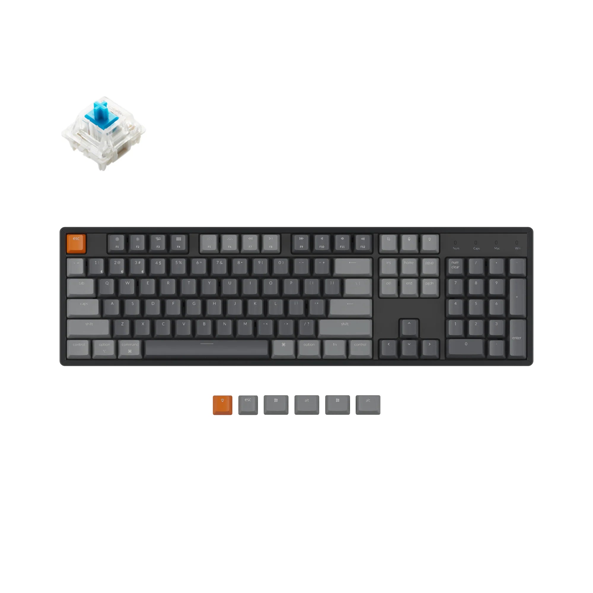 Keychron K10 Wireless Mechanical Keyboard - View 5