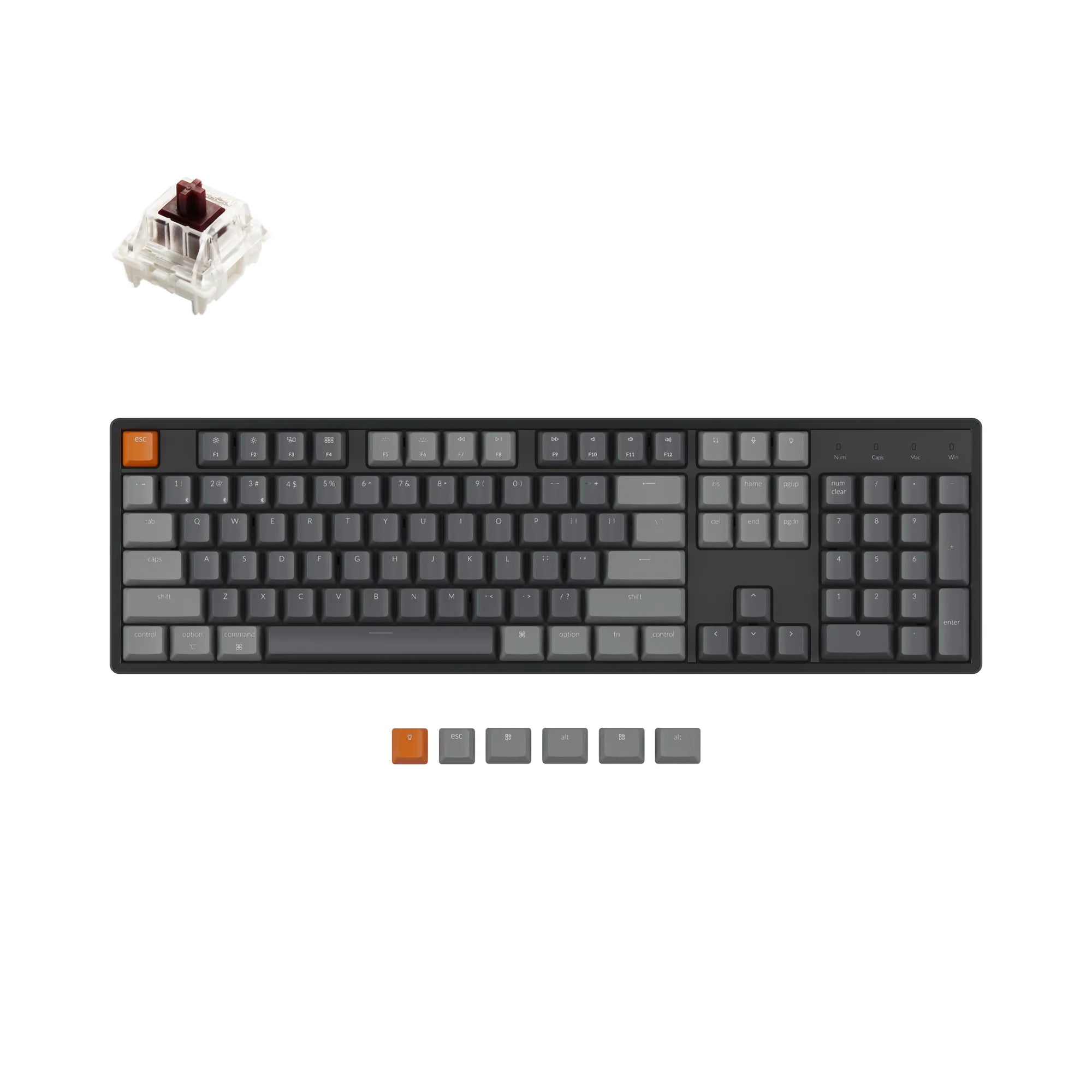 Keychron K10 Wireless Mechanical Keyboard - View 6