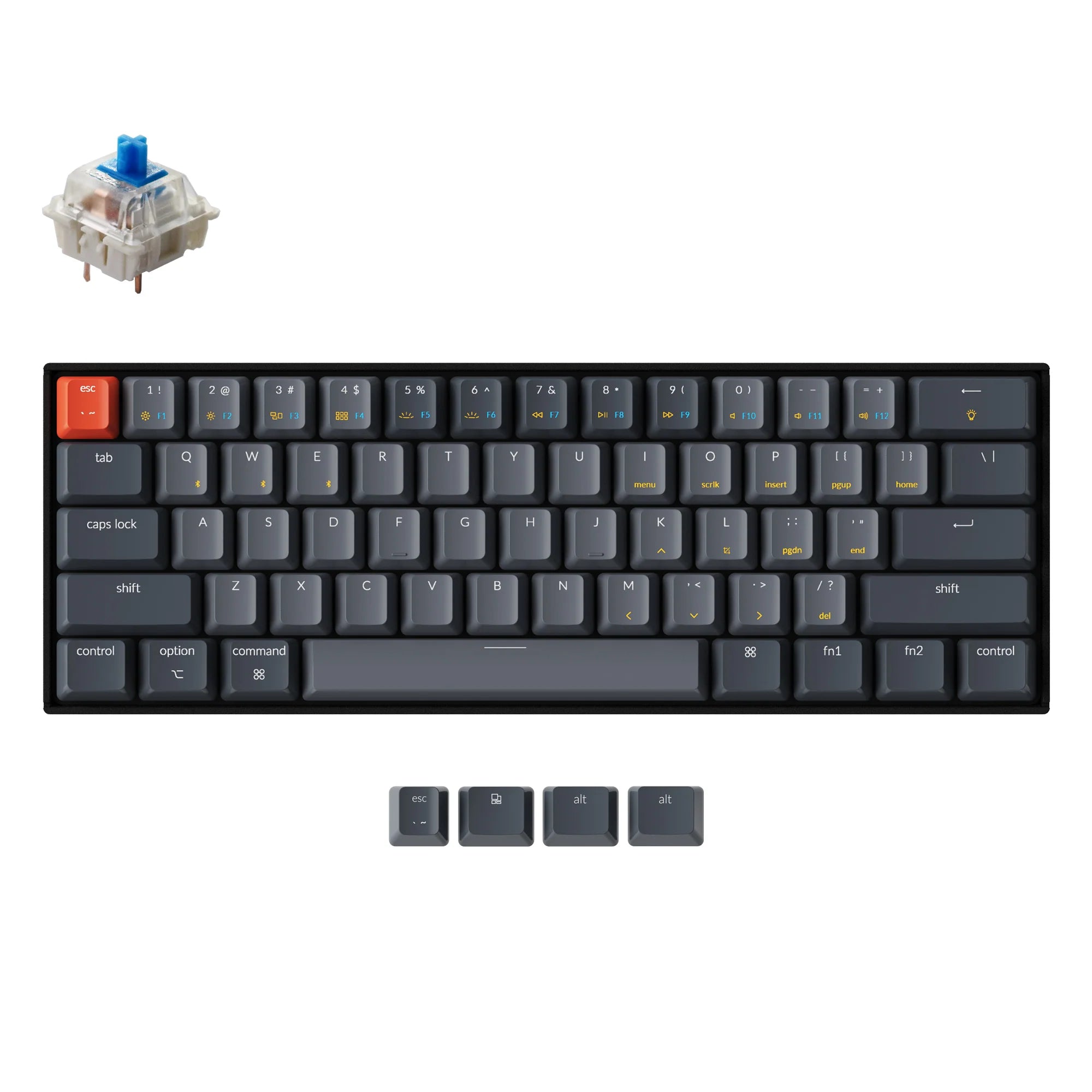 Keychron K12 Wireless Mechanical Keyboard - View 2