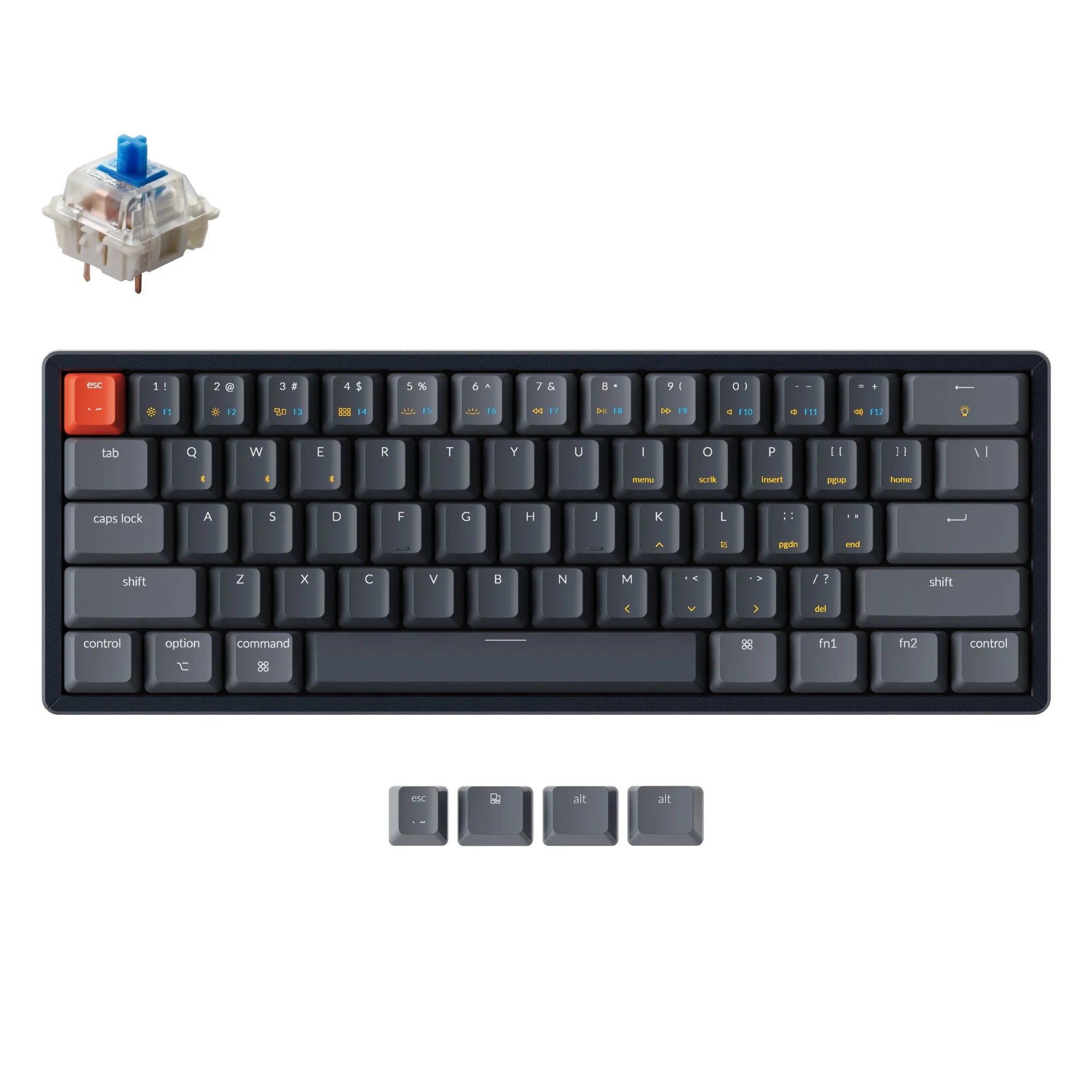 Keychron K12 Wireless Mechanical Keyboard - View 5