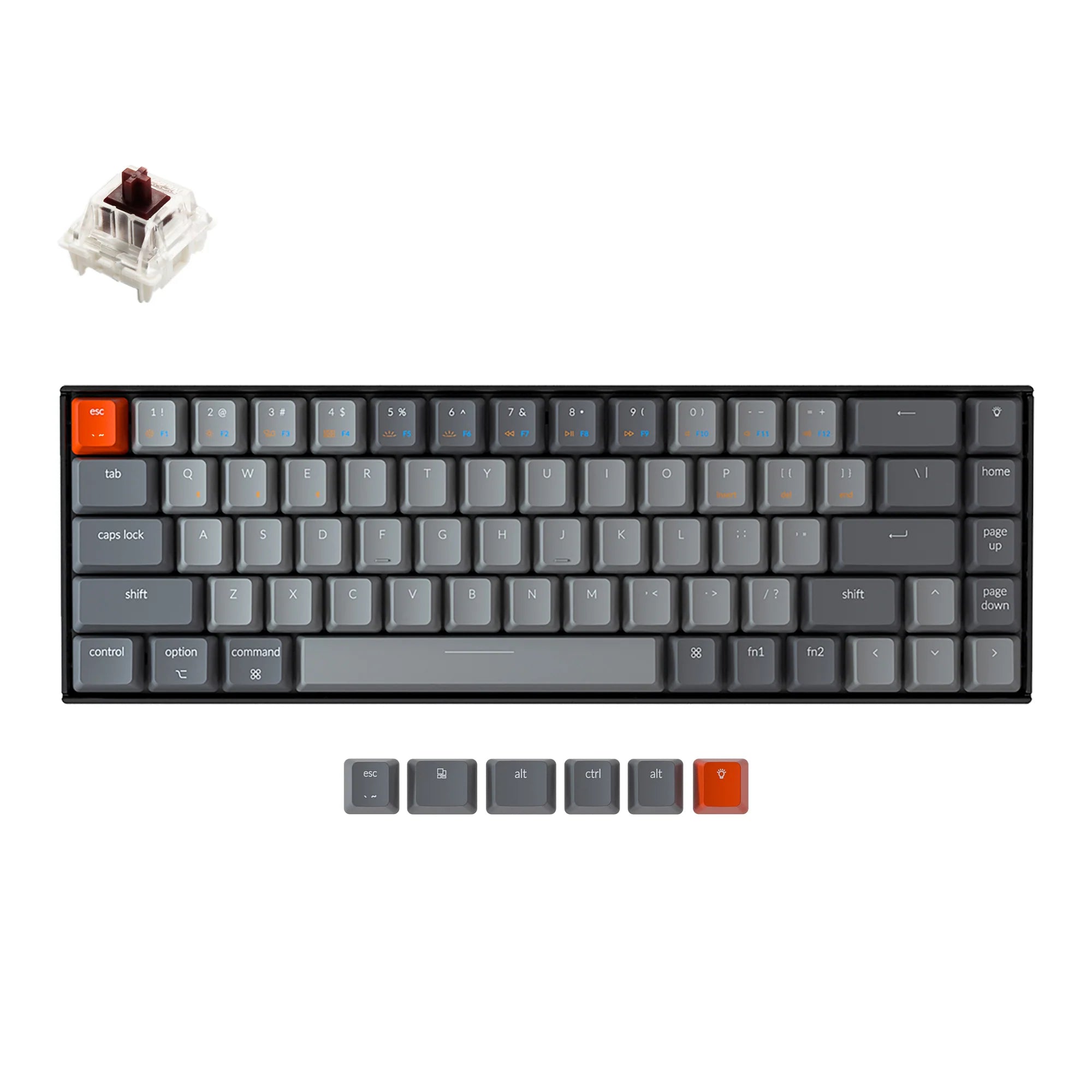 Keychron K6 Wireless Mechanical Keyboard - View 3