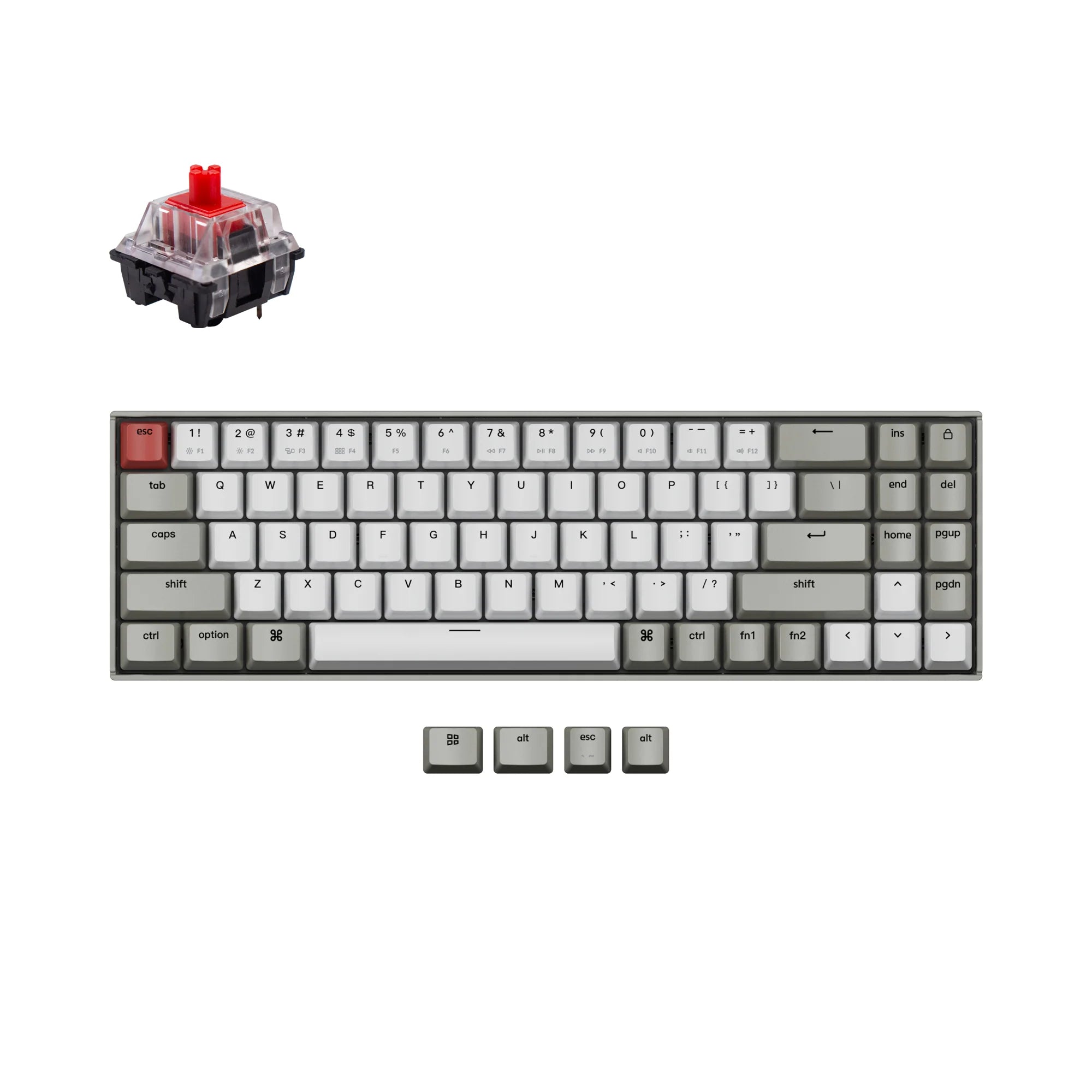 Keychron K14 Wireless Mechanical Keyboard - View 3