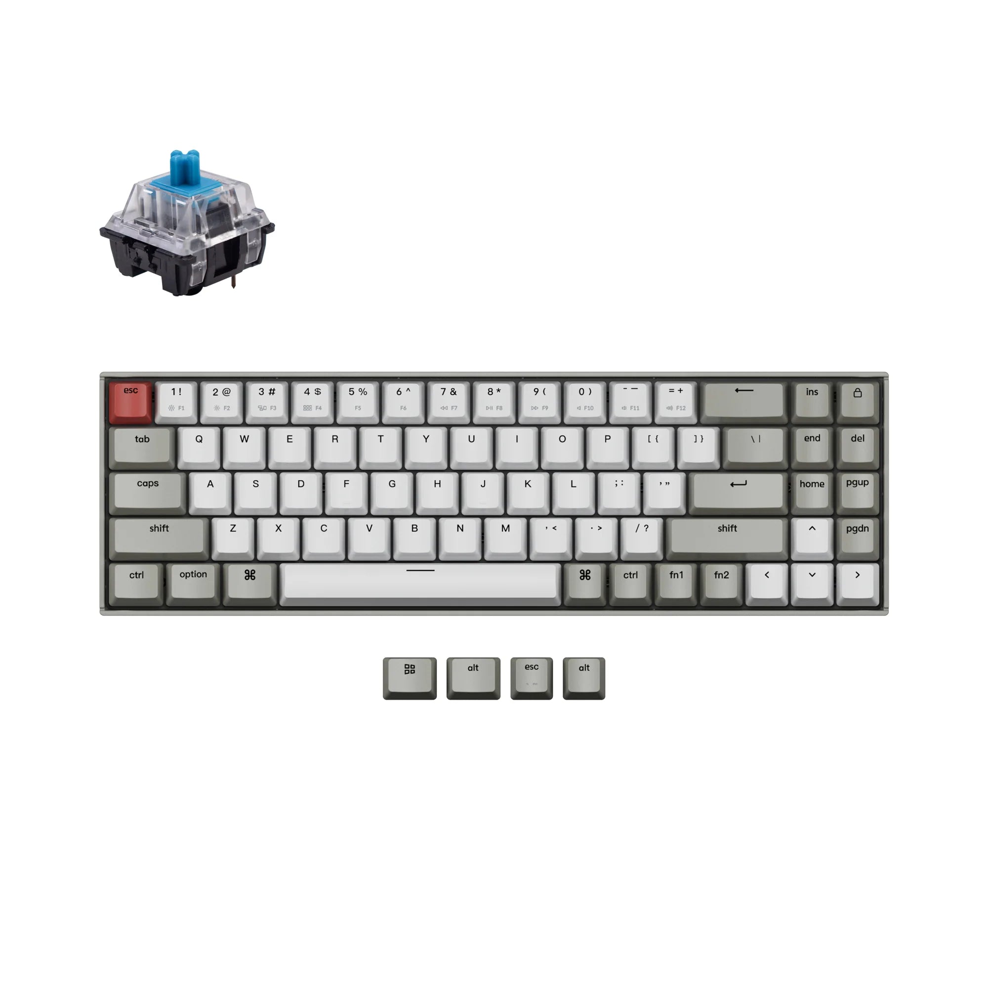 Keychron K14 Wireless Mechanical Keyboard - View 4