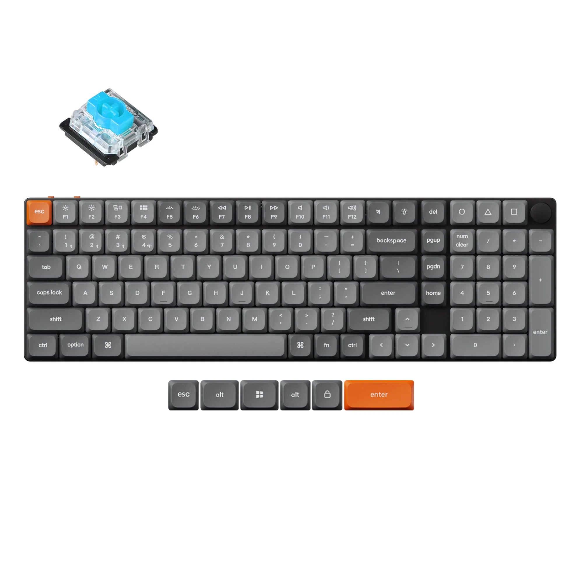 Keychron K17 Max QMK Wireless Custom Mechanical Keyboard - View 2
