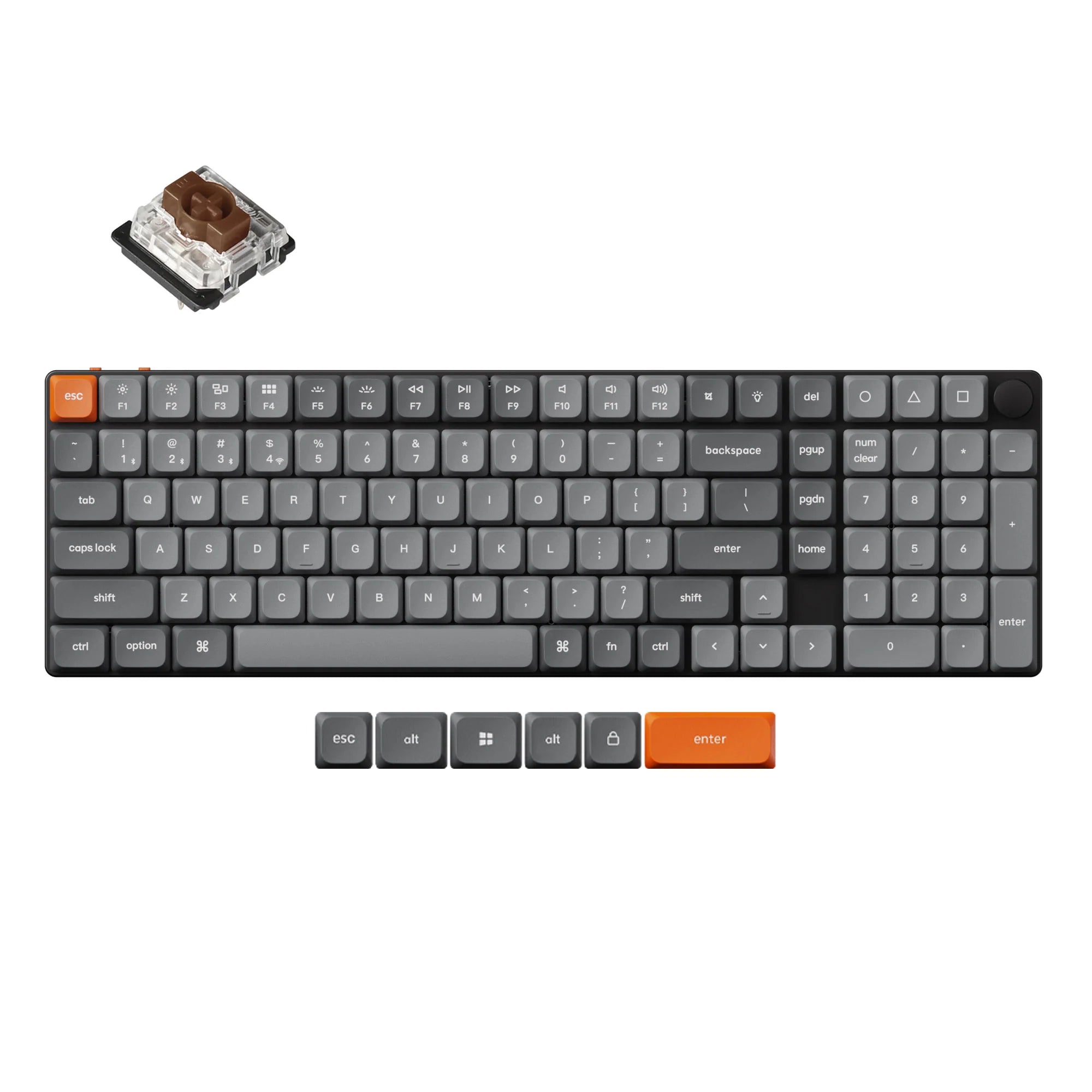 Keychron K17 Max QMK Wireless Custom Mechanical Keyboard - View 3