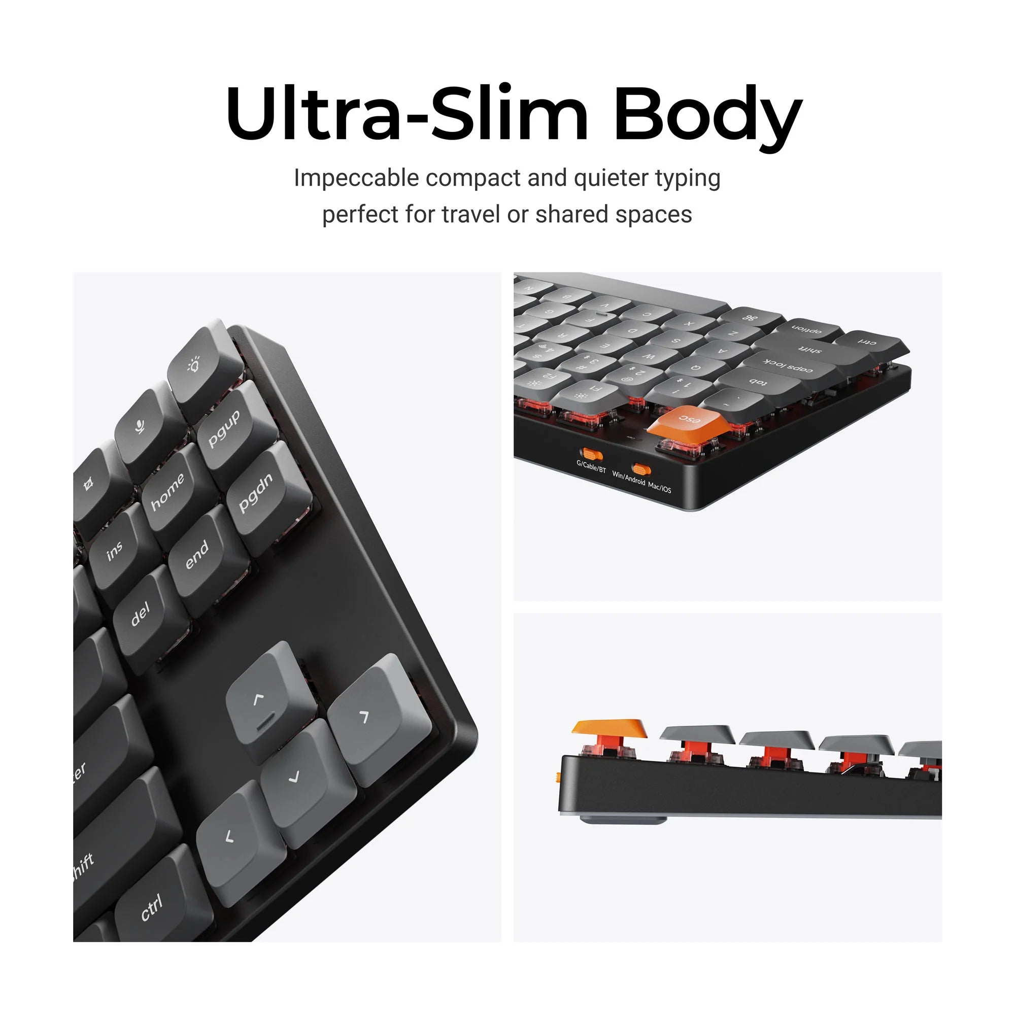 Keychron K1 Max QMK/VIA Wireless Custom Mechanical Keyboard - View 3