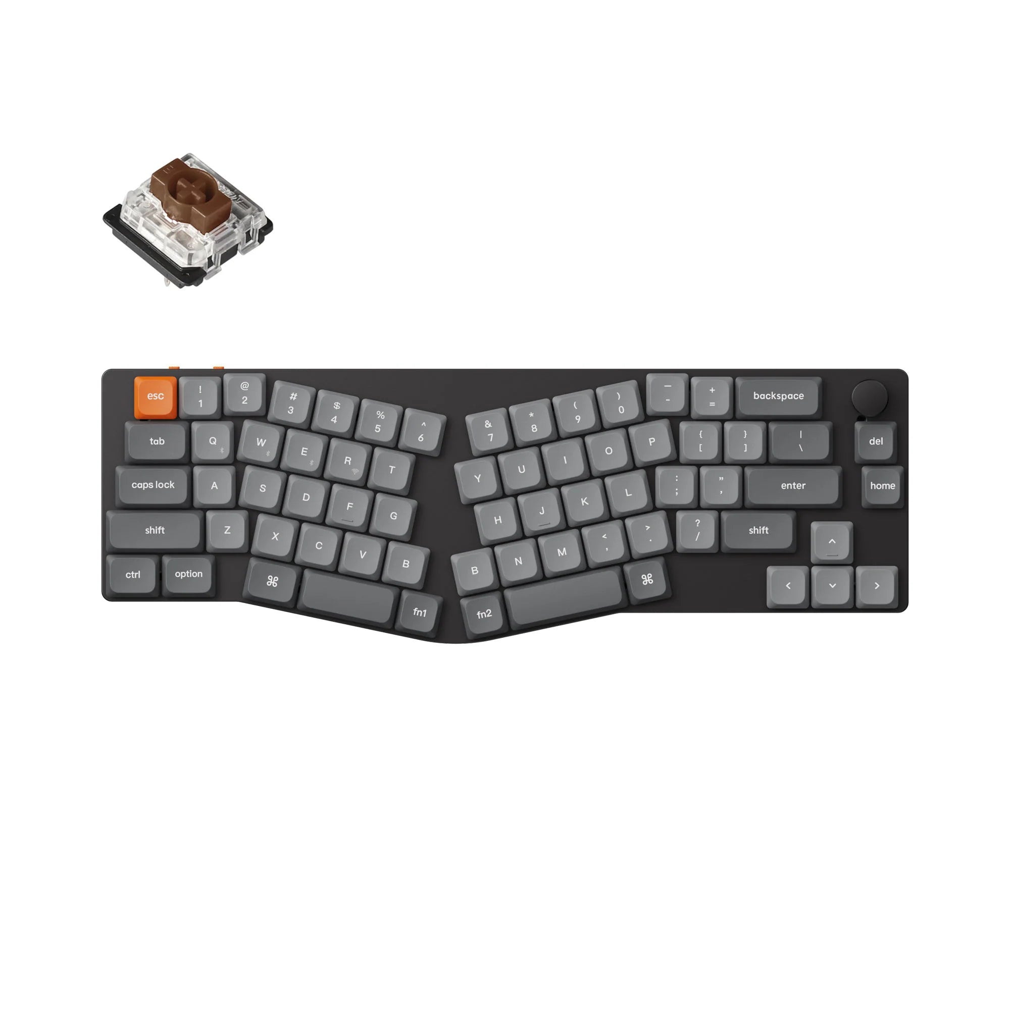 Keychron K11 Max (Alice Layout) QMK/VIA Wireless Custom Mechanical Keyboard - View 2