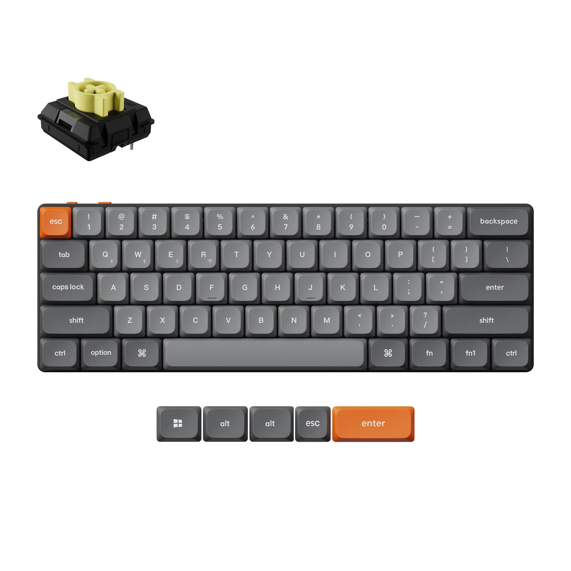 Keychron K9 Max QMK Wireless Custom Mechanical Keyboard - View 3