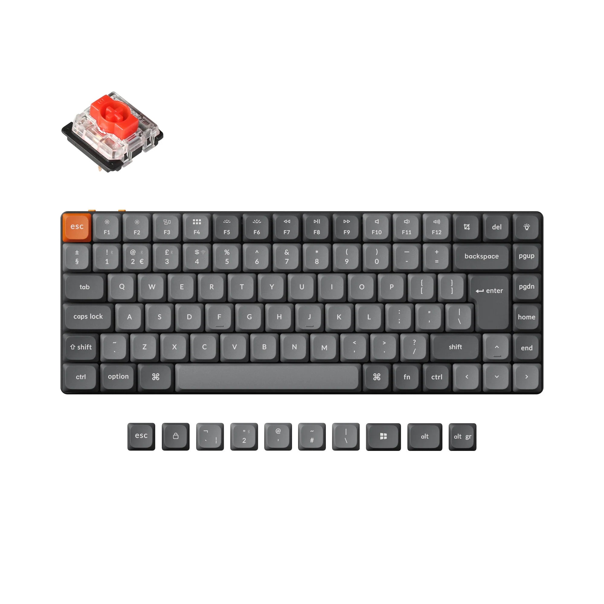 Keychron K3 Max QMK/VIA Wireless Custom Mechanical Keyboard ISO Layout