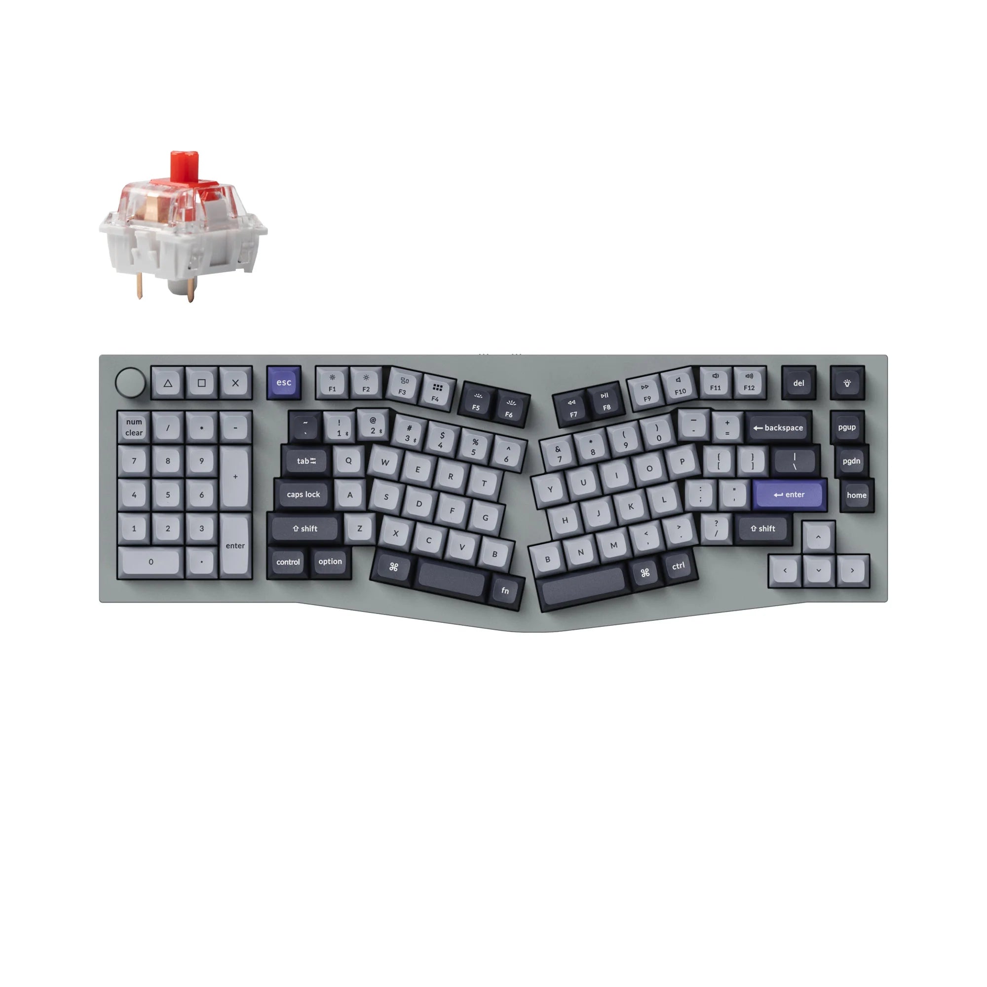 Keychron Q14 Pro (Alice Layout) QMK/VIA Wireless Custom Mechanical Keyboard - View 4