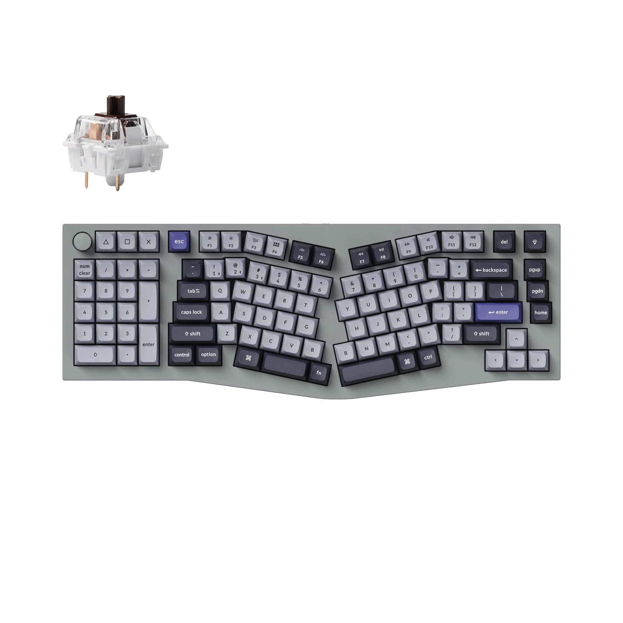Keychron Q14 Pro (Alice Layout) QMK/VIA Wireless Custom Mechanical Keyboard - View 5