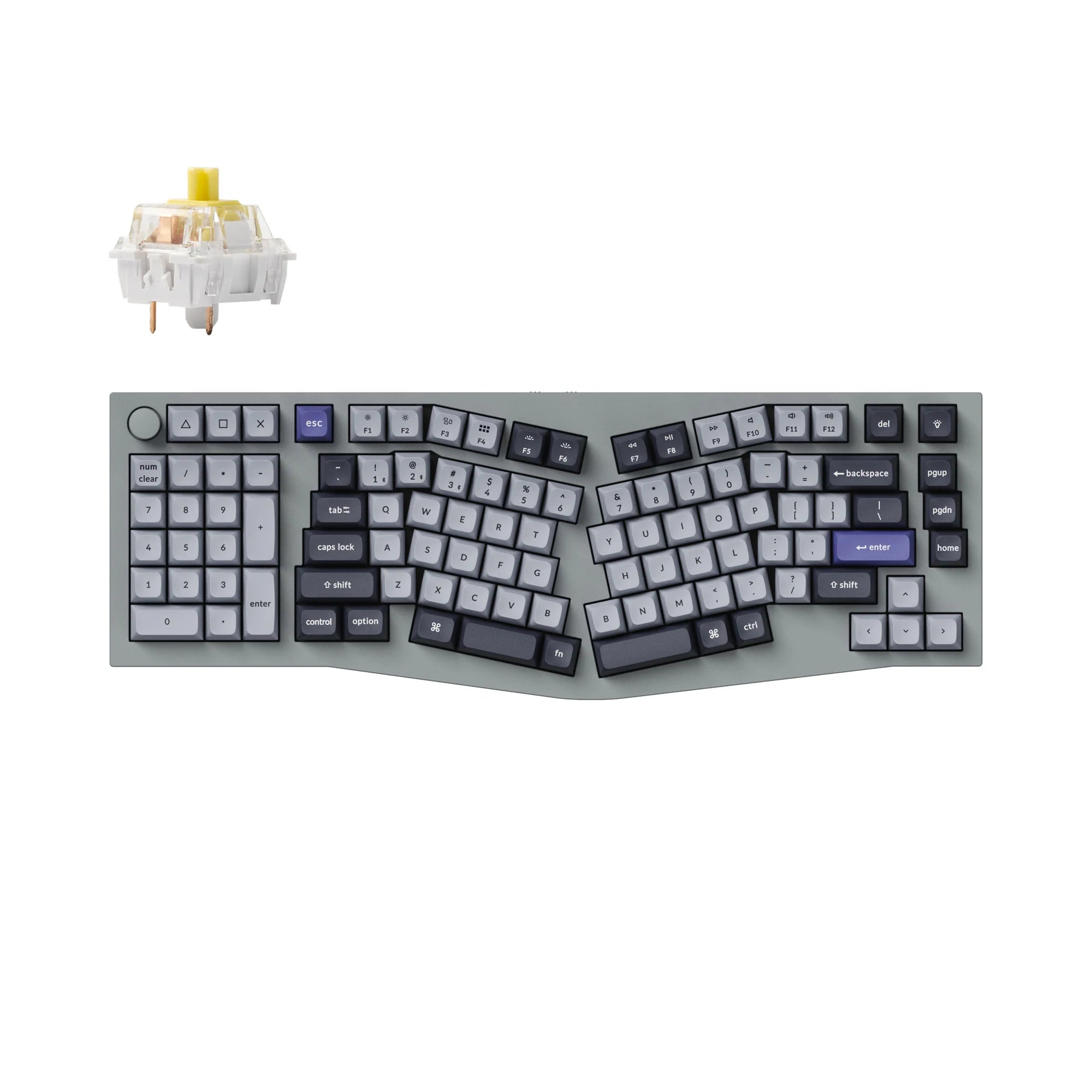 Keychron Q14 Pro (Alice Layout) QMK/VIA Wireless Custom Mechanical Keyboard - View 6