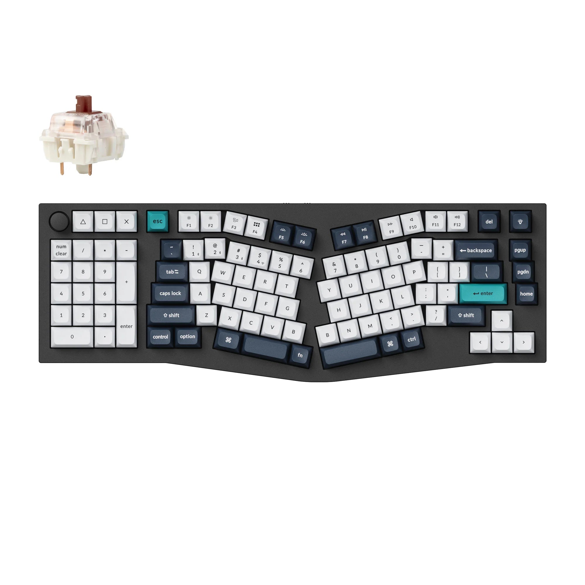 Keychron Q14 Max (Alice Layout) QMK Wireless Custom Mechanical Keyboard - View 2