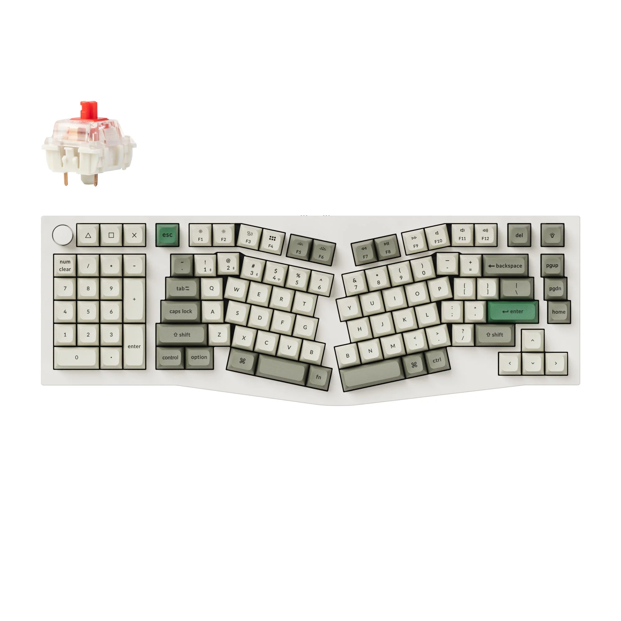 Keychron Q14 Max (Alice Layout) QMK Wireless Custom Mechanical Keyboard - View 4