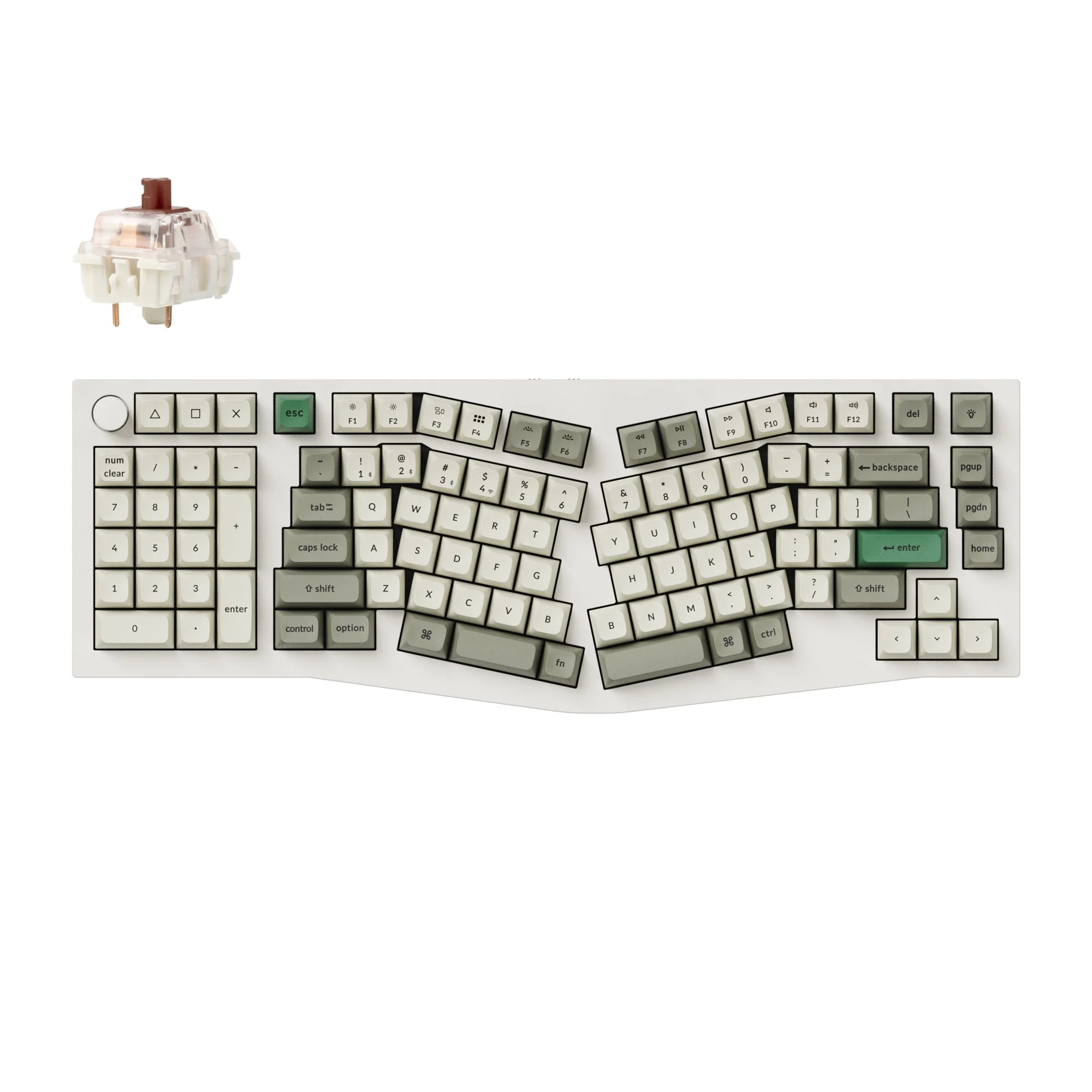 Keychron Q14 Max (Alice Layout) QMK Wireless Custom Mechanical Keyboard - View 5