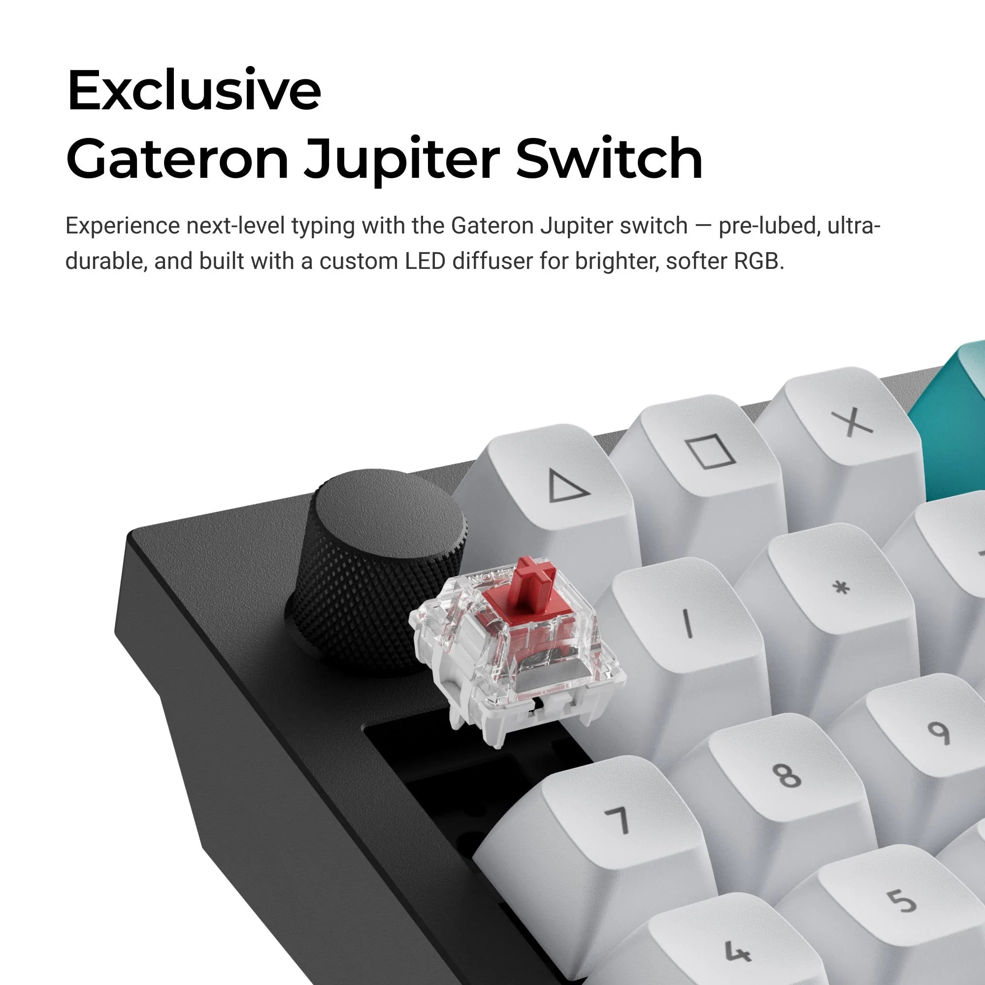 Keychron Q12 Max QMK/VIA Wireless Custom Mechanical Keyboard - View 4