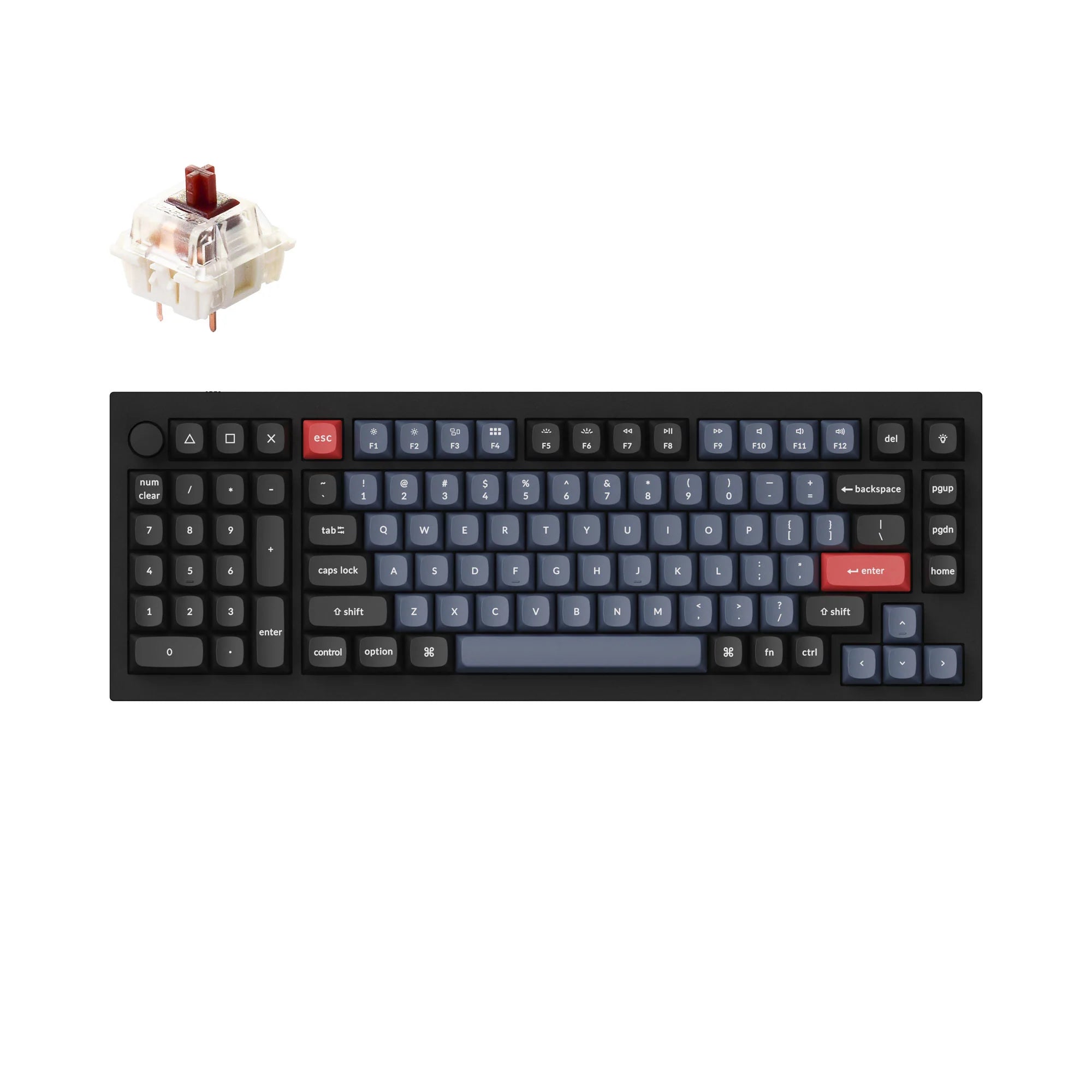 Keychron Q12 QMK Custom Mechanical Keyboard - View 2