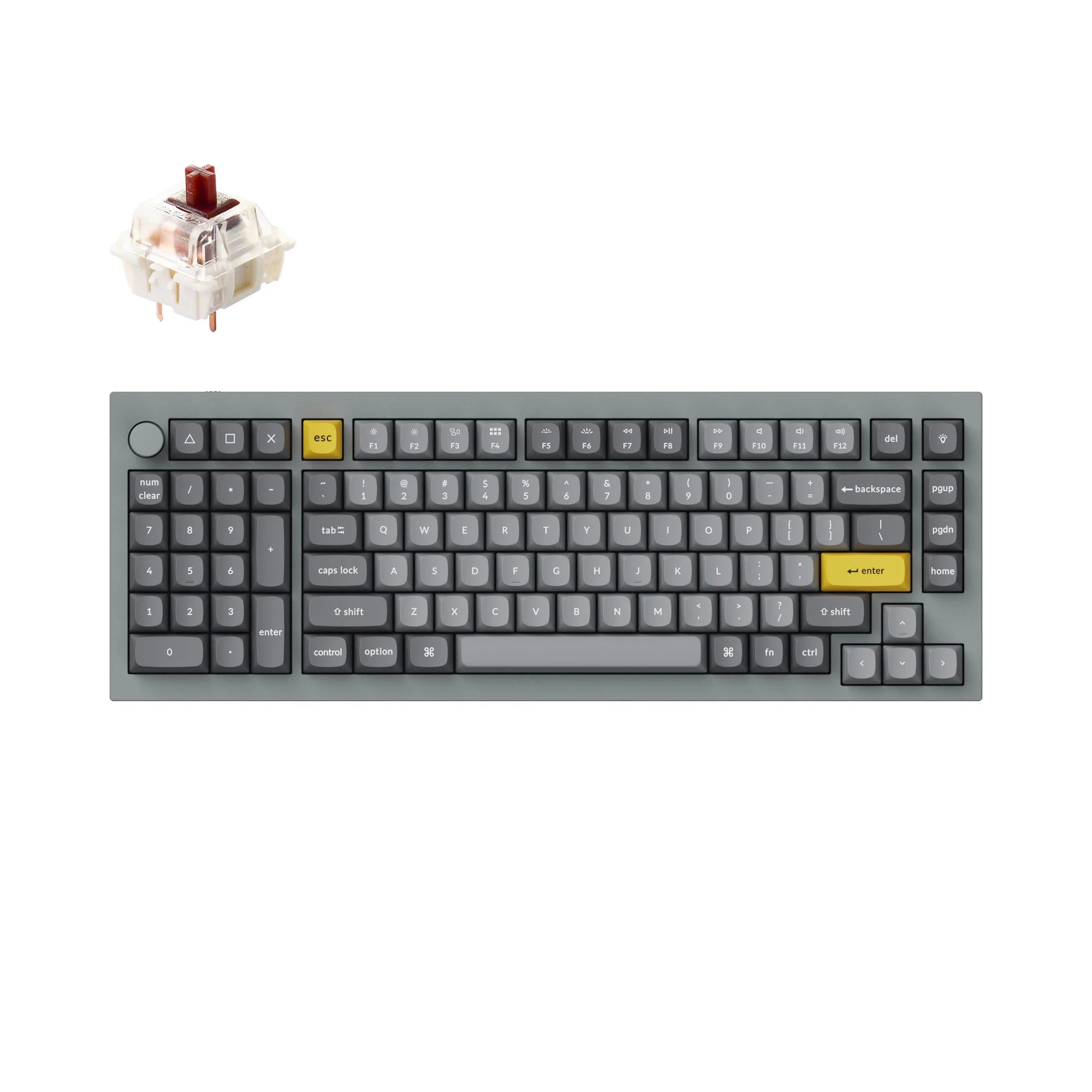 Keychron Q12 QMK Custom Mechanical Keyboard - View 4