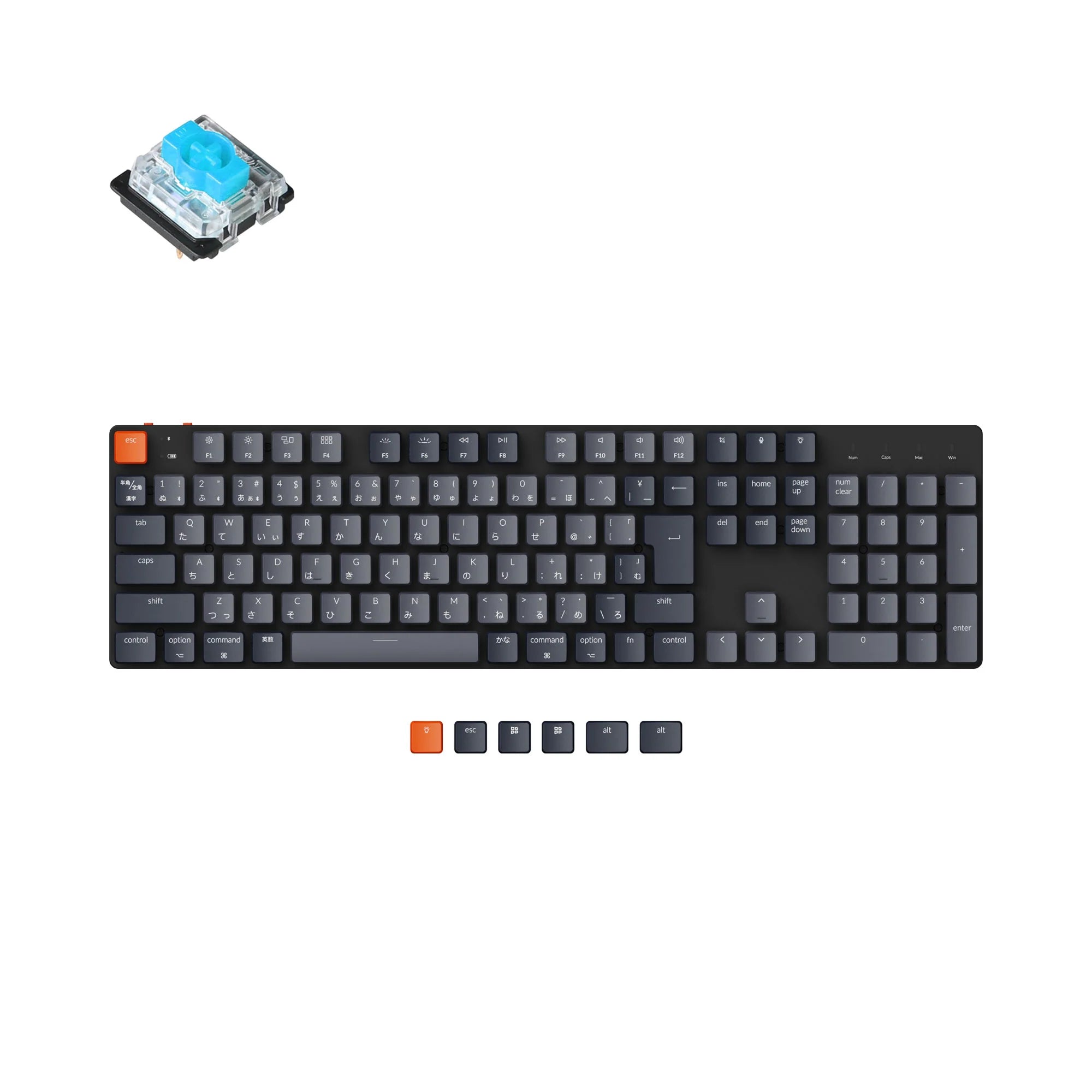 Keychron K5 SE Wireless Mechanical Keyboard (Japan JIS Layout) - View 2