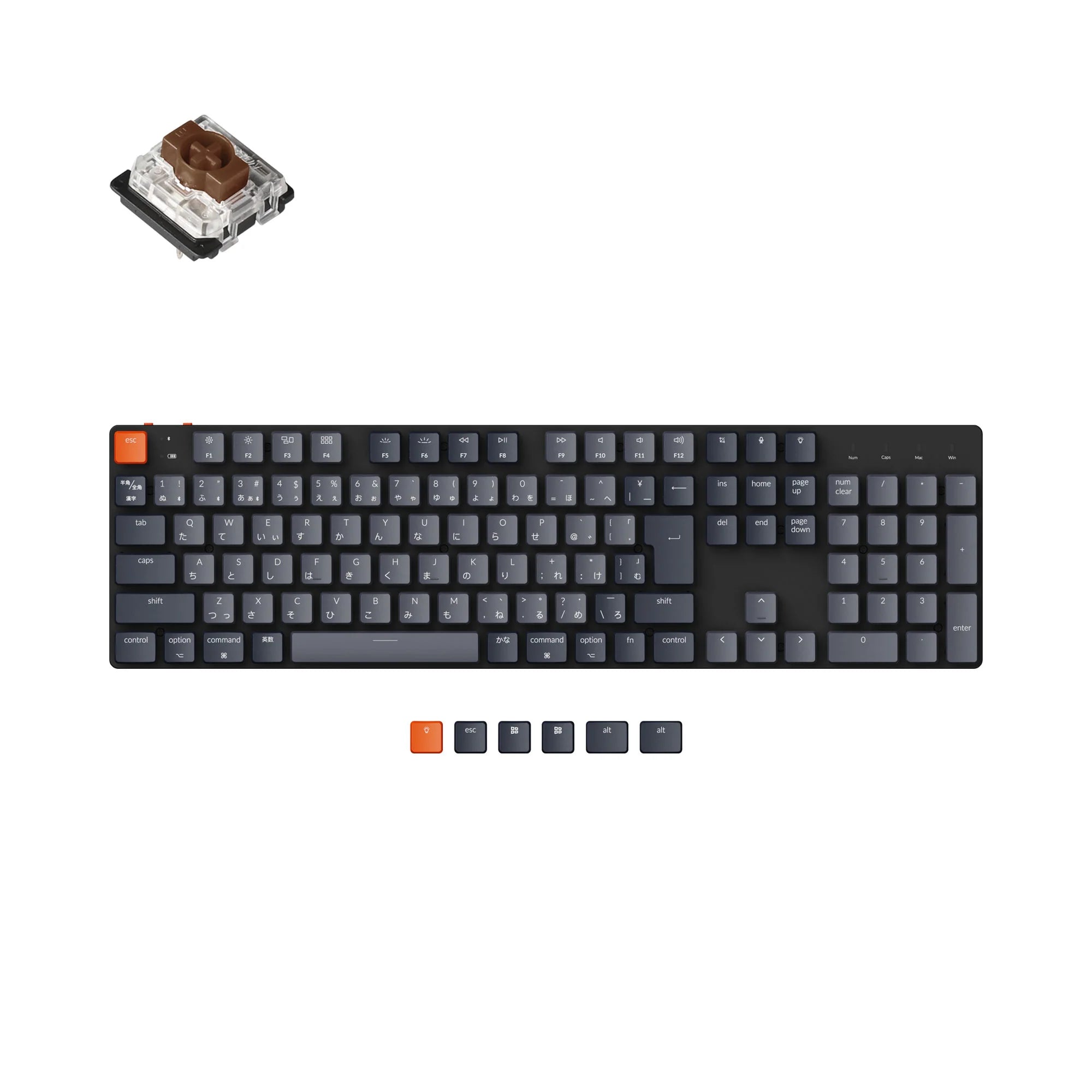 Keychron K5 SE Wireless Mechanical Keyboard (Japan JIS Layout) - View 3