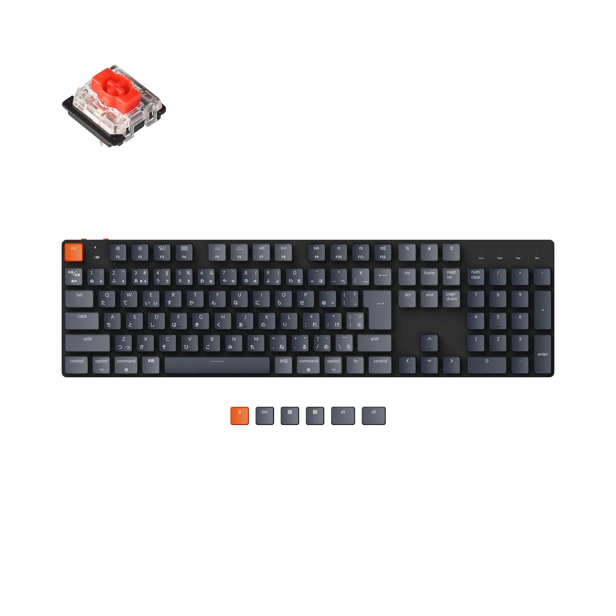 Keychron K5 SE Wireless Mechanical Keyboard (Japan JIS Layout) - View 4