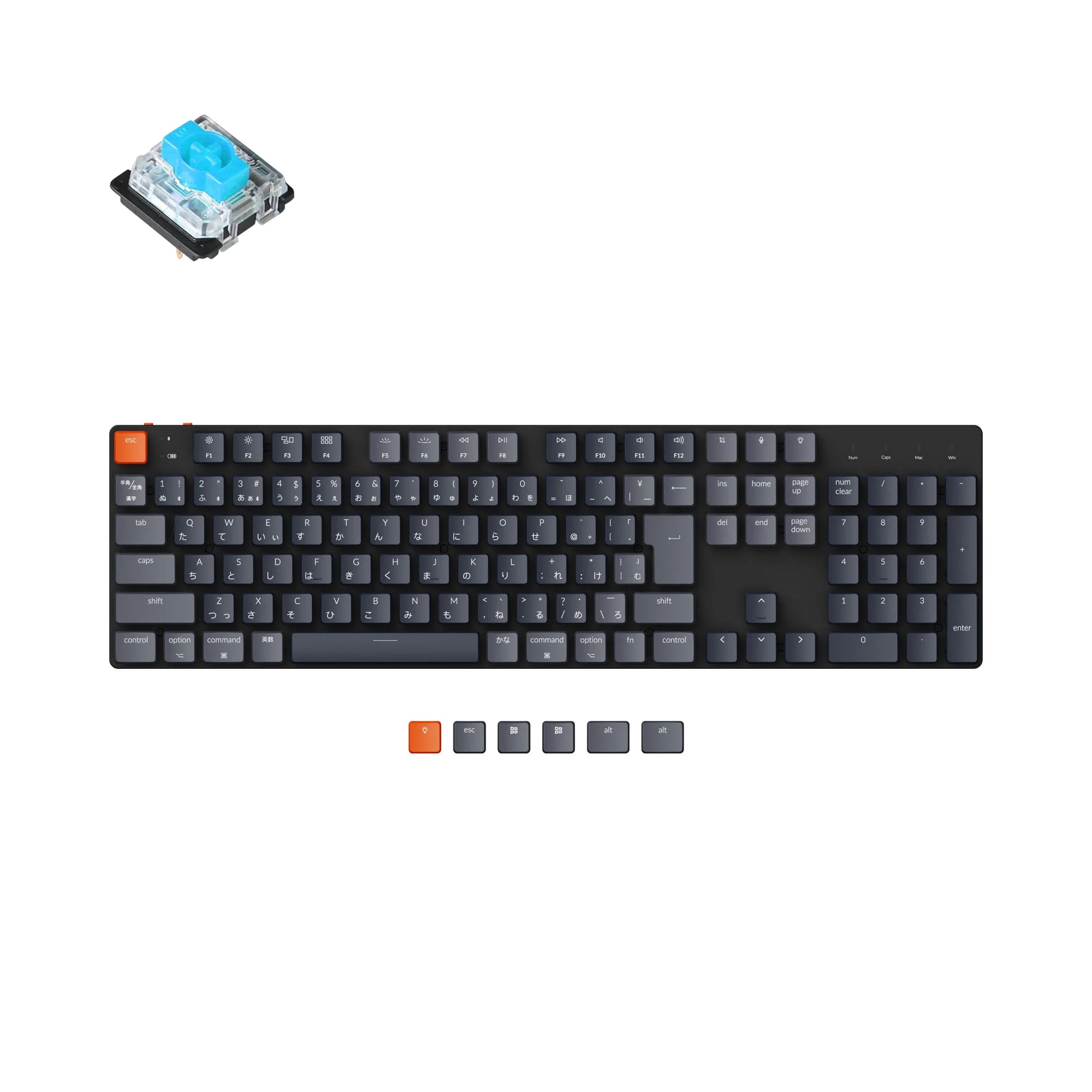 Keychron K5 SE Wireless Mechanical Keyboard (Japan JIS Layout) - View 5